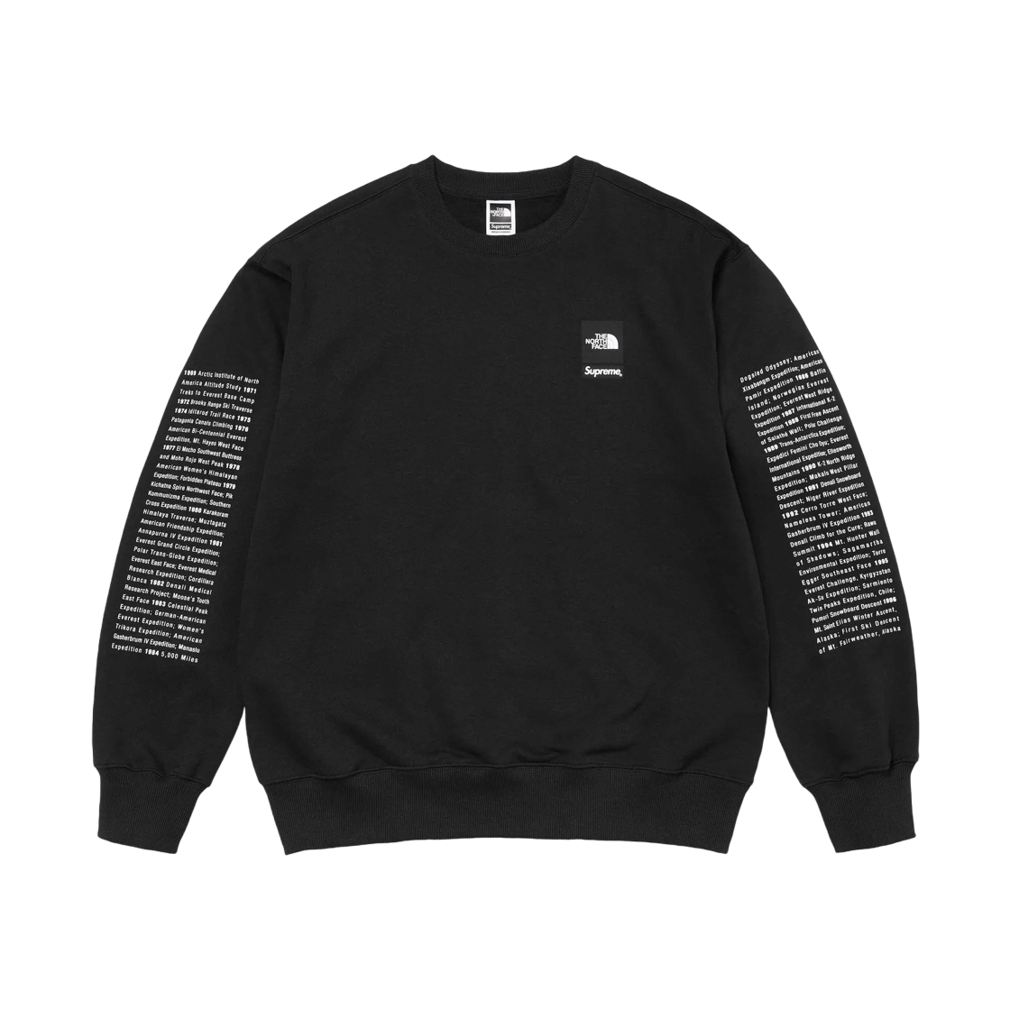 슈프림 x 노스페이스 크루넥 블랙 - 24SS | Supreme | KREAM 슈프림 x 노스페이스 크루넥 블랙 - 24SS | Supreme | KREAM