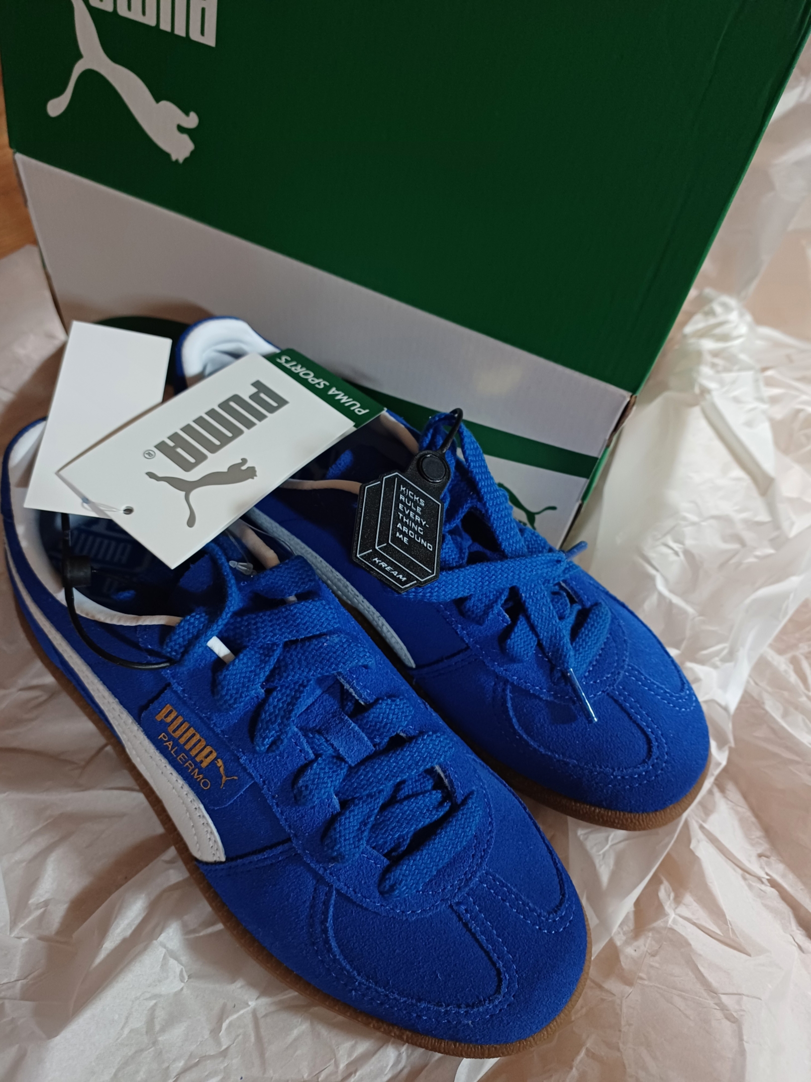 Puma Palermo Cobalt Glaze White 착용 스타일 - 2