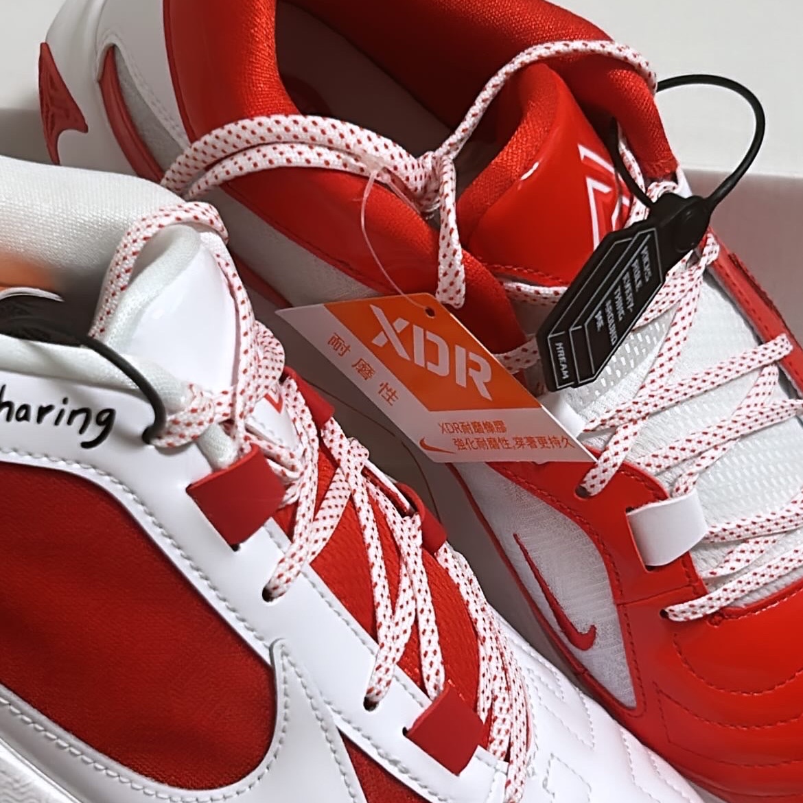 Nike Giannis Freak 5 ASW EP University Red White 착용 스타일