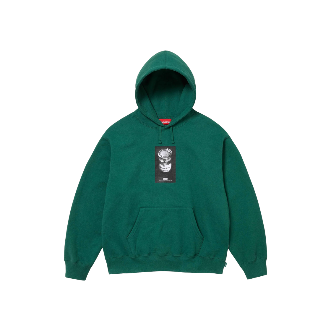 Supreme Soup Can Hooded Sweatshirt Dark Green - 24SS 상세 이미지 1