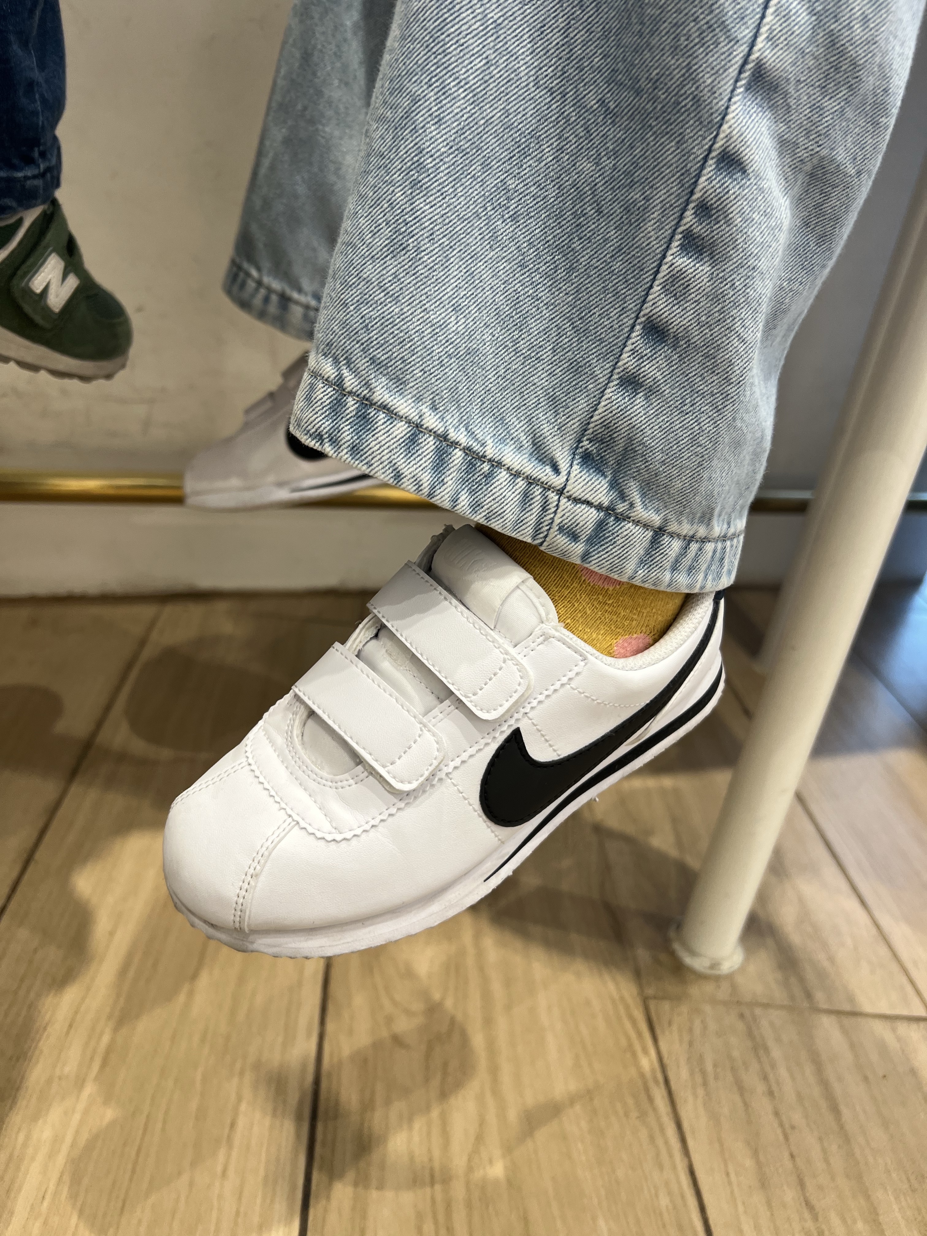 (PS) Nike Cortez Basic SL White Black 착용 스타일
