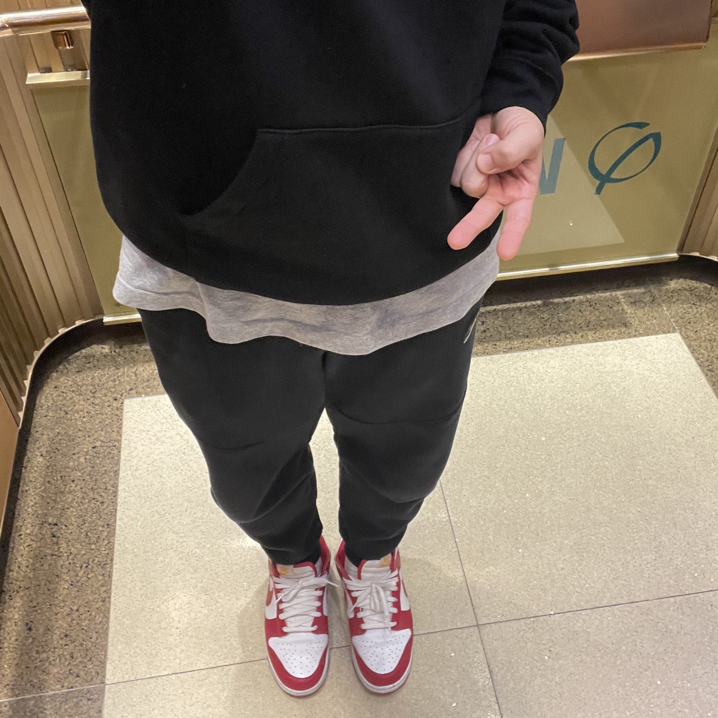 Nike Dunk Low Retro Gym Red 착용 스타일