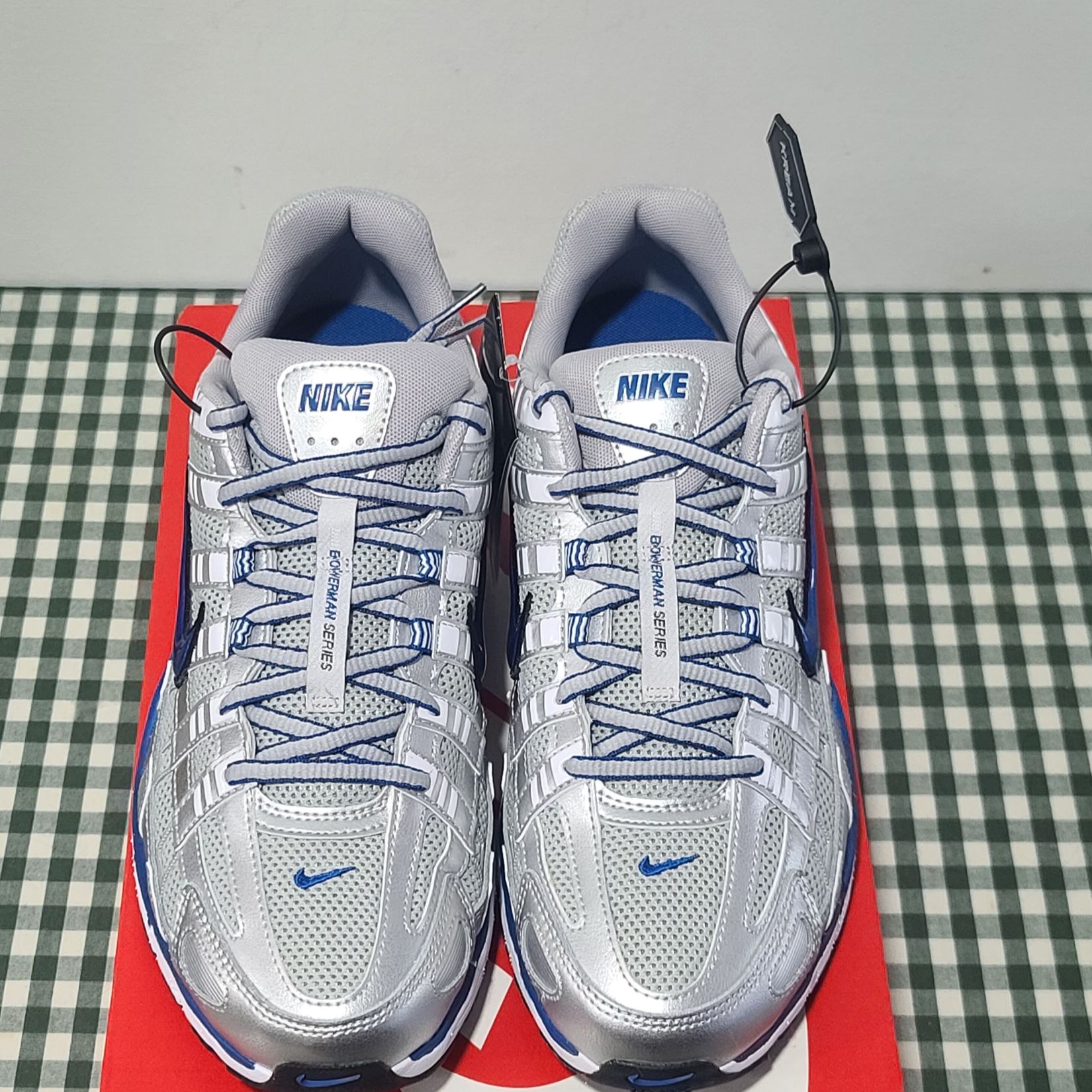 (W) Nike P-6000 Laser Blue 착용 스타일 - 3