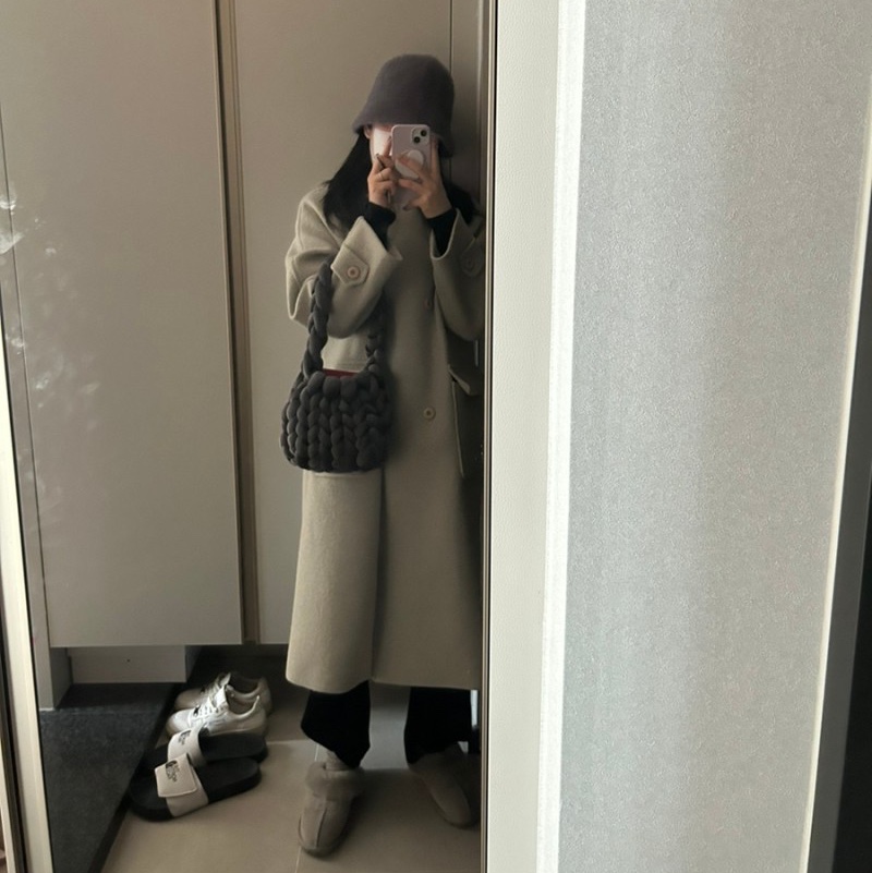(W) UGG Coquette Slipper Chestnut 착용 스타일
