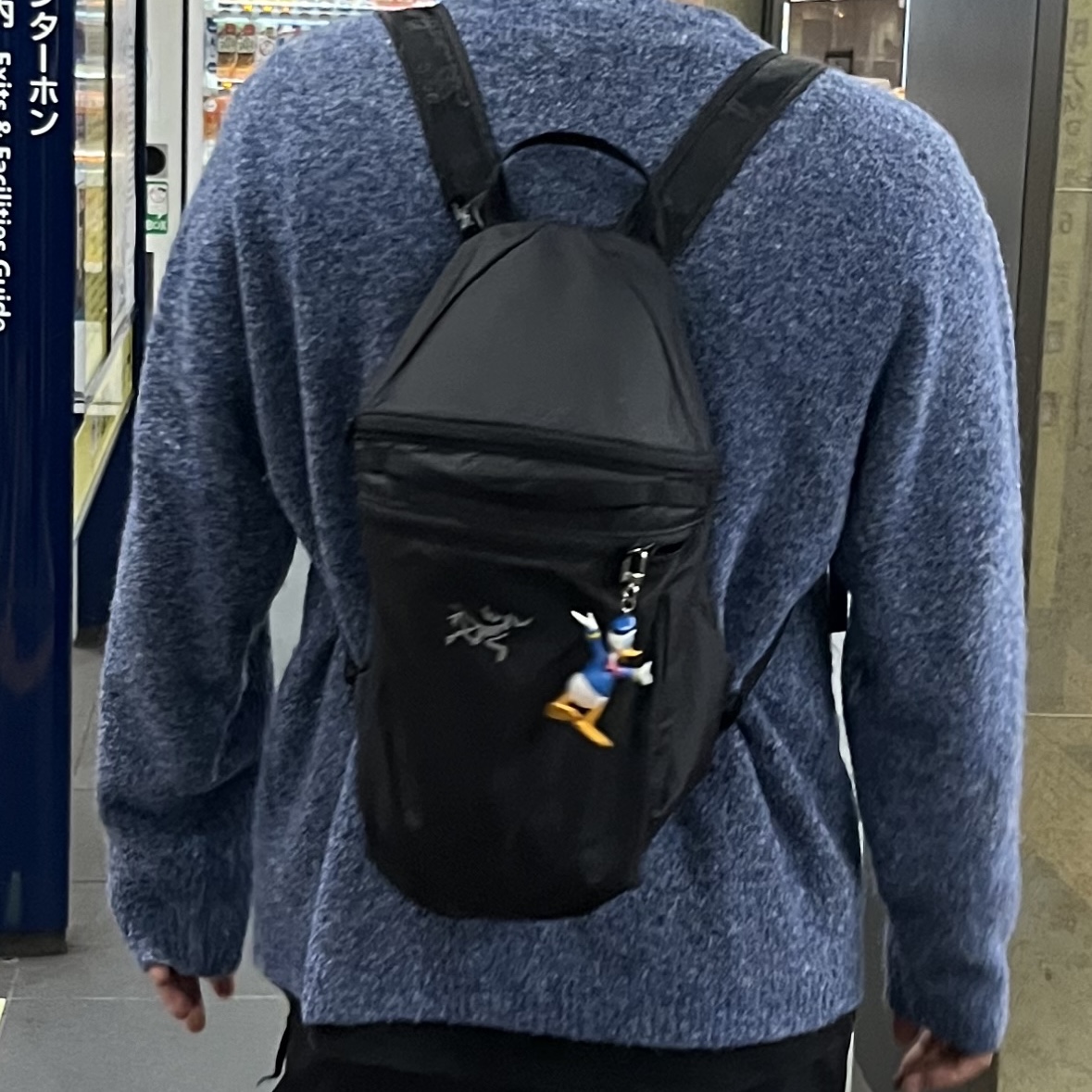 Arc'teryx Heliad 15 Backpack Black 착용 스타일