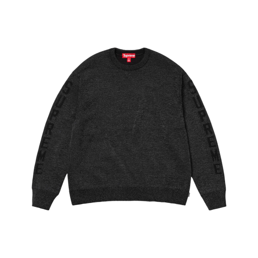 슈프림 부클 스몰 박스 스웨터 블랙 - 24SS | Supreme | KREAM 슈프림 부클 스몰 박스 스웨터 블랙 - 24SS | Supreme | KREAM