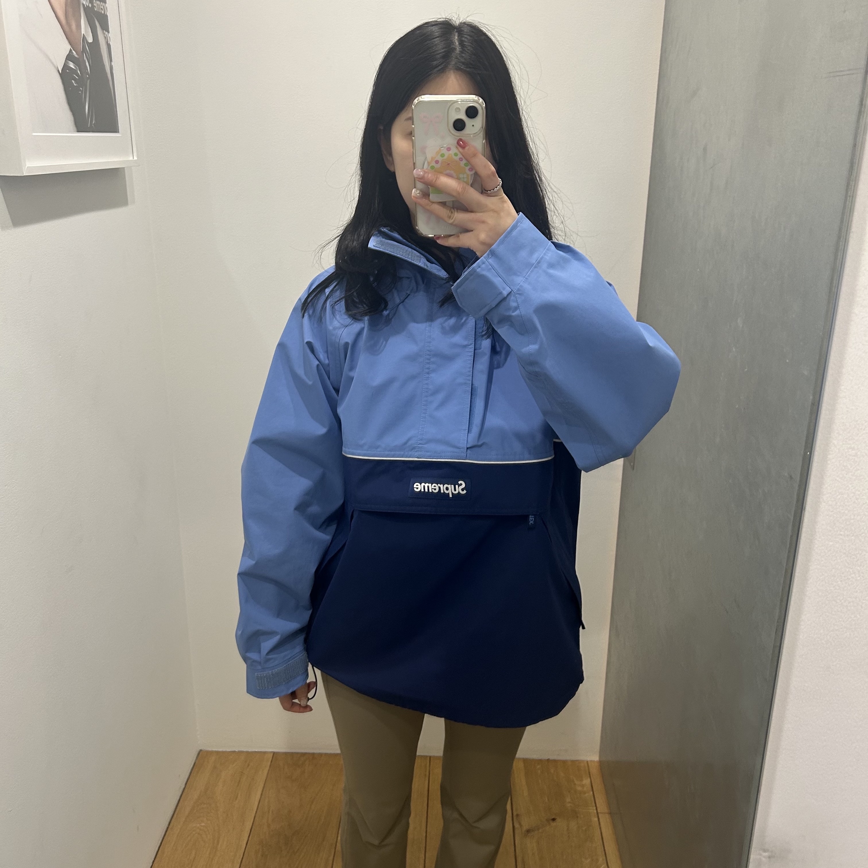 슈프림 고어텍스 아노락 블루 - 24SS | Supreme | KREAM