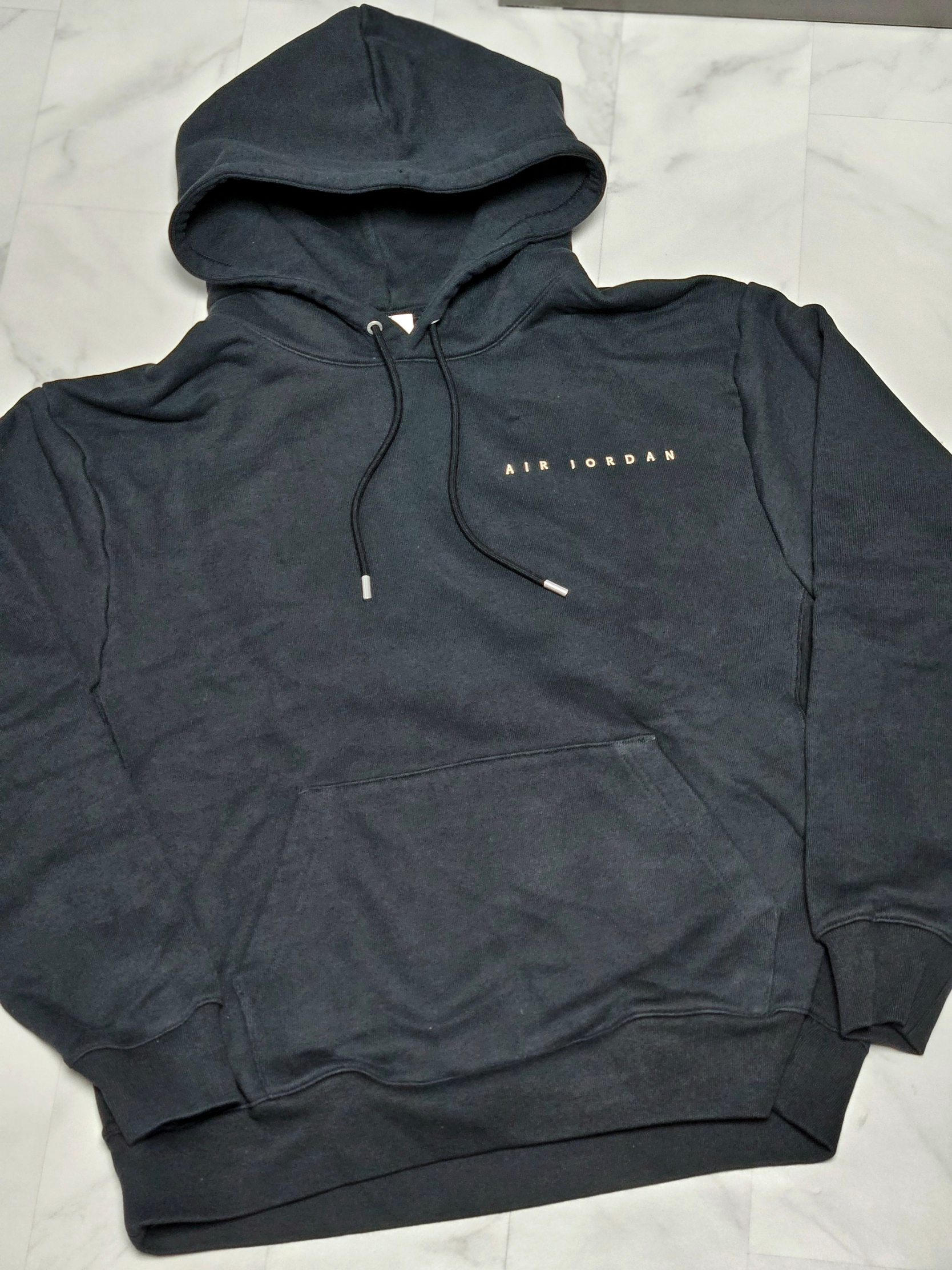 Jordan x Union Fleece Hoodie Black - Asia 착용 스타일 - 7