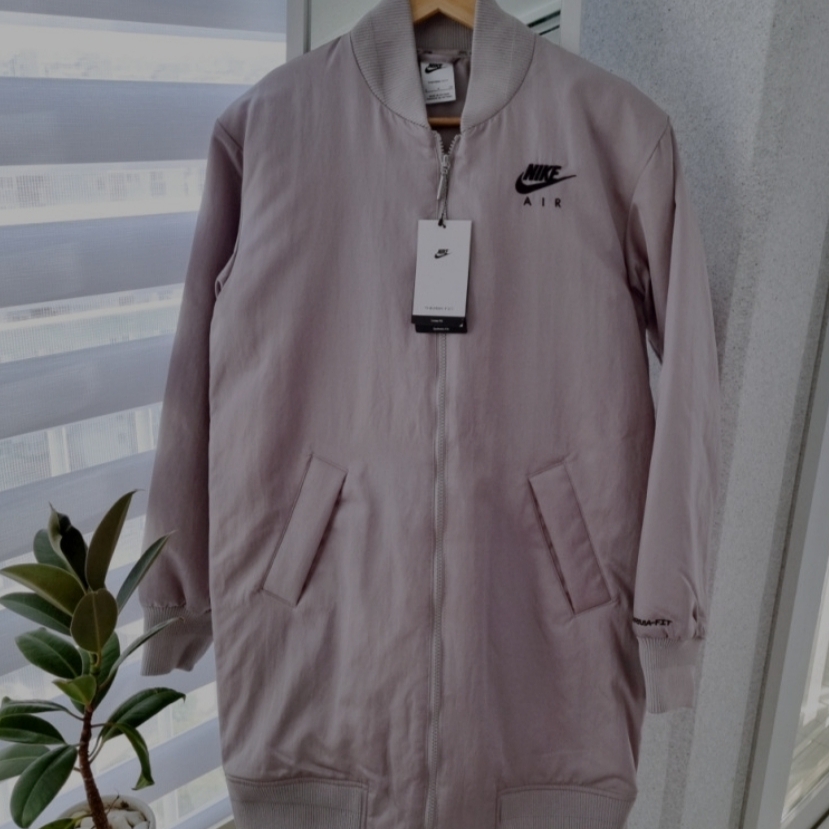 (W) Nike Therma-Fit Synthetic Fill Bomber Jacket Dark Grey - Asia 착용 스타일 - 4