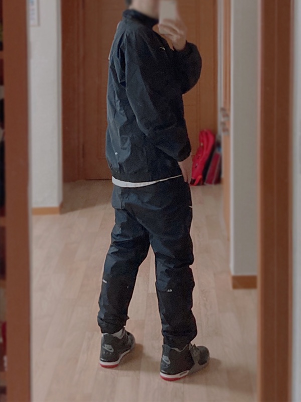 Nike x Drake Nocta Woven Track Pants Black (FN7668-010), Nike x Drake Nocta Nylon Track Jacket Black (FN7666-010) 착용 스타일 - 2