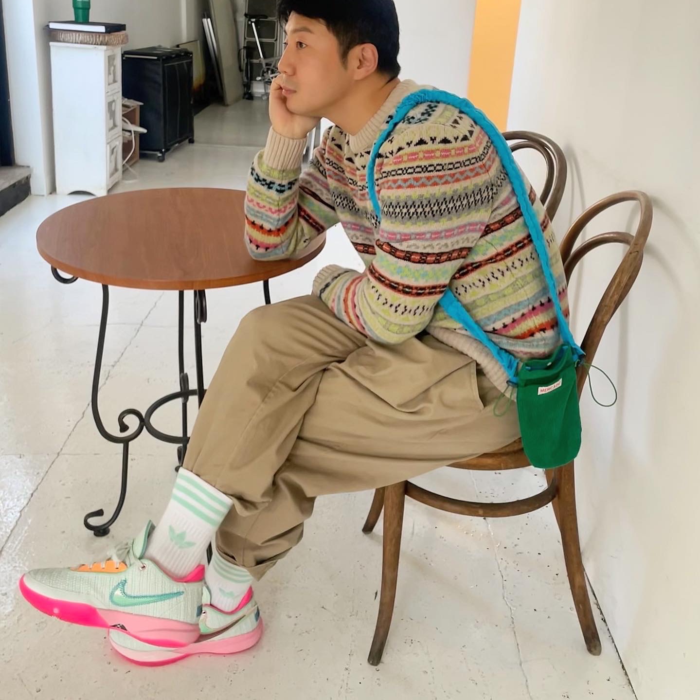 Nike LeBron XX EP Barely Green 착용 스타일