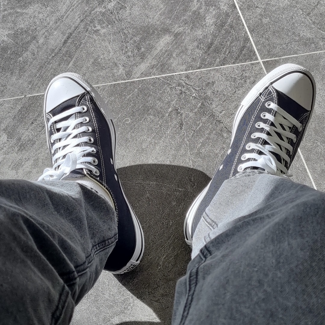 Converse Chuck Taylor All Star Ox Black 착용 스타일