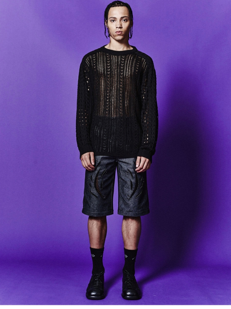 IAB Studio x Obey Painters Shirt Jacket Dusty Black 착용 스타일 - 2