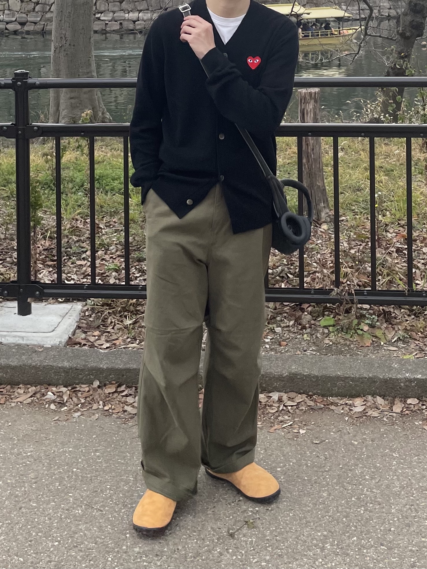 Nike ACG Moc PRM Russet, IAB Studio Pigment Bag Black 착용 스타일