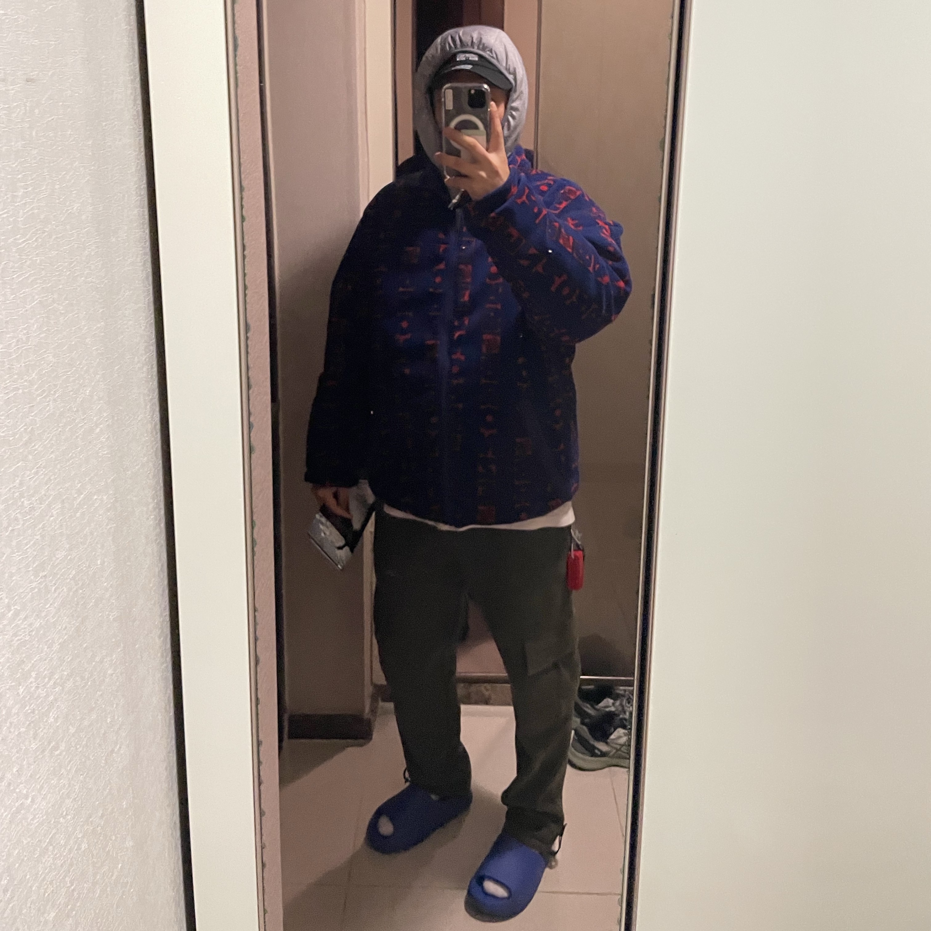 Nike ACG Therma-Fit ADV Rope De Dope AOP Jacket Cool Grey - Asia 착용 스타일