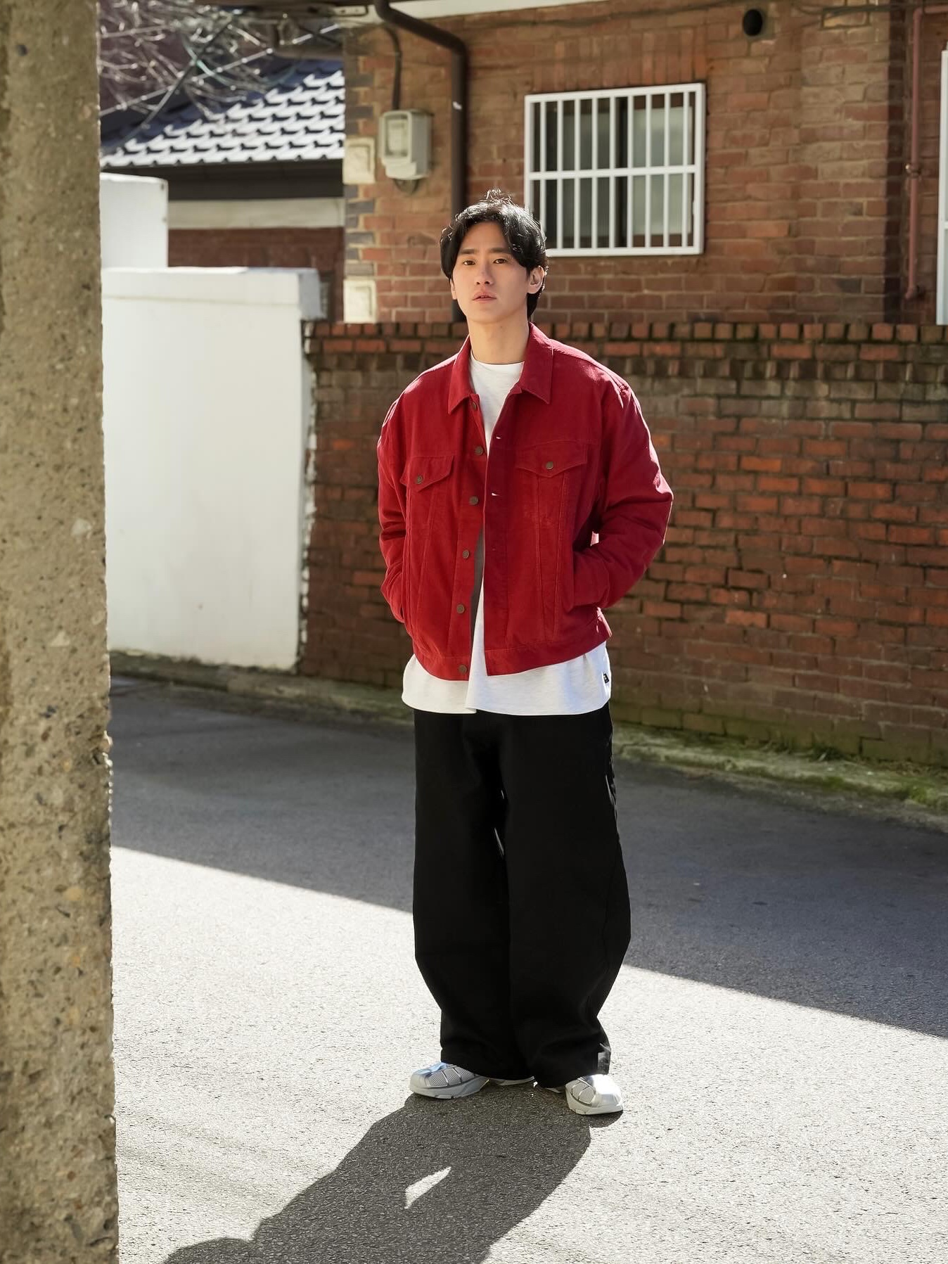 Fila Replica 2002 Grey White 착용 스타일 - 4