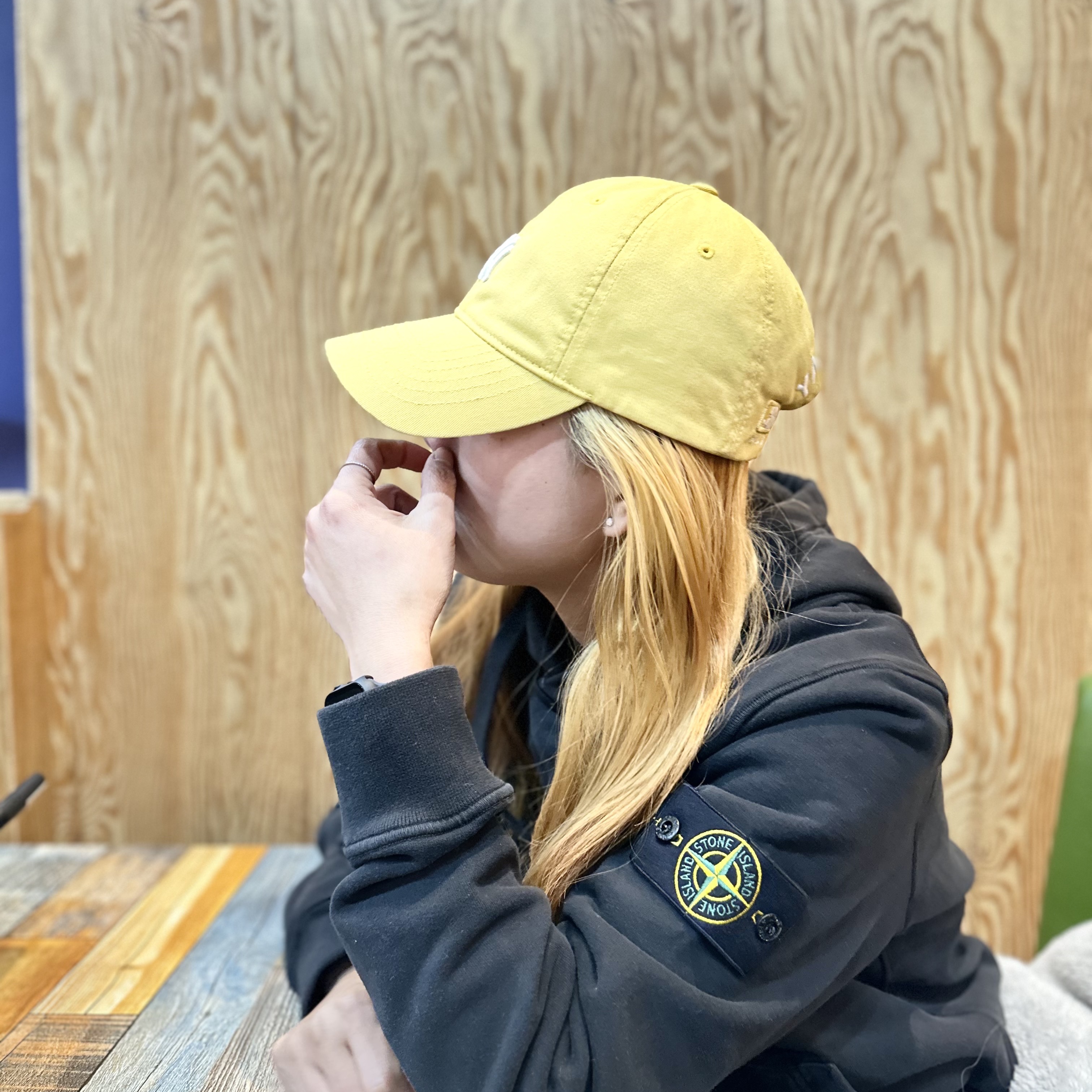 Stone Island 64120 Cotton Fleece Hooded Sweatshirt Black - 21FW 착용 스타일