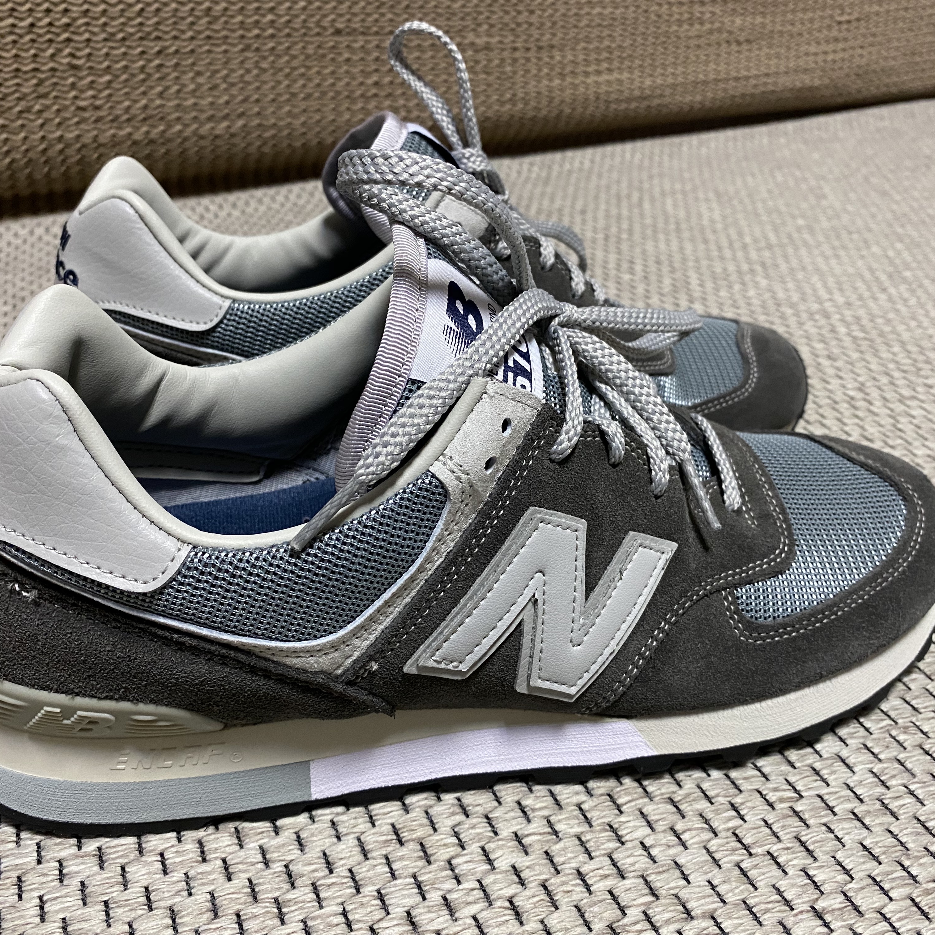 New Balance 576 Made in UK Grey 착용 스타일