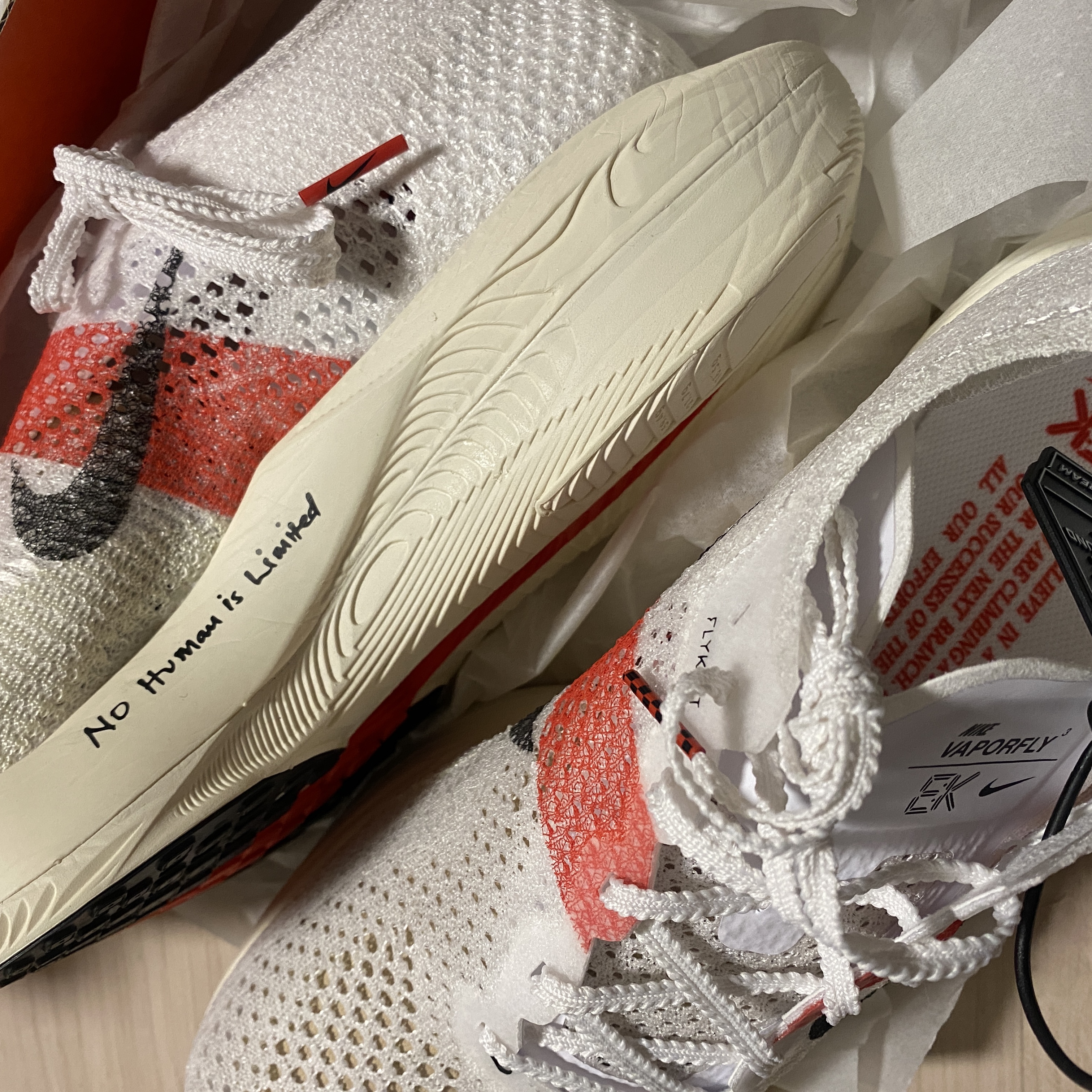 Nike ZoomX Vaporfly Next% 3 Eliud Kipchoge 착용 스타일