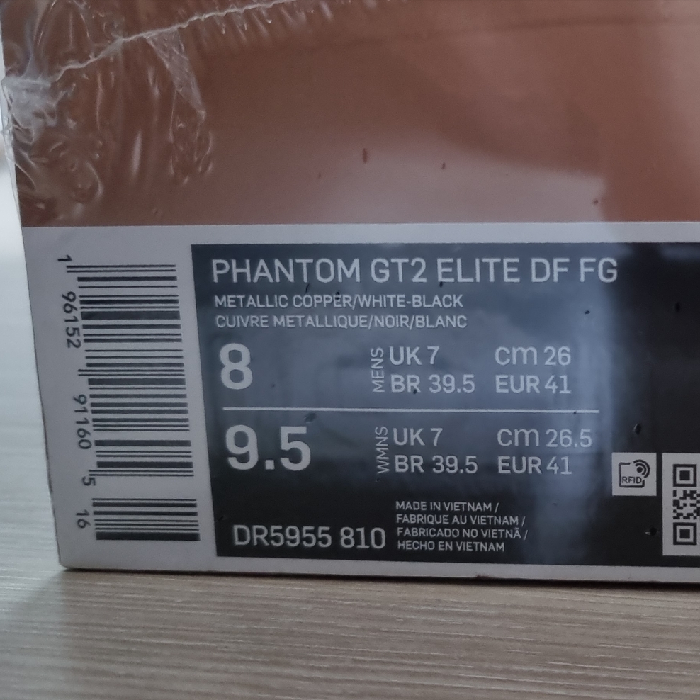 Nike Phantom GT2 Elite DF FG Metallic Copper 착용 스타일 - 4