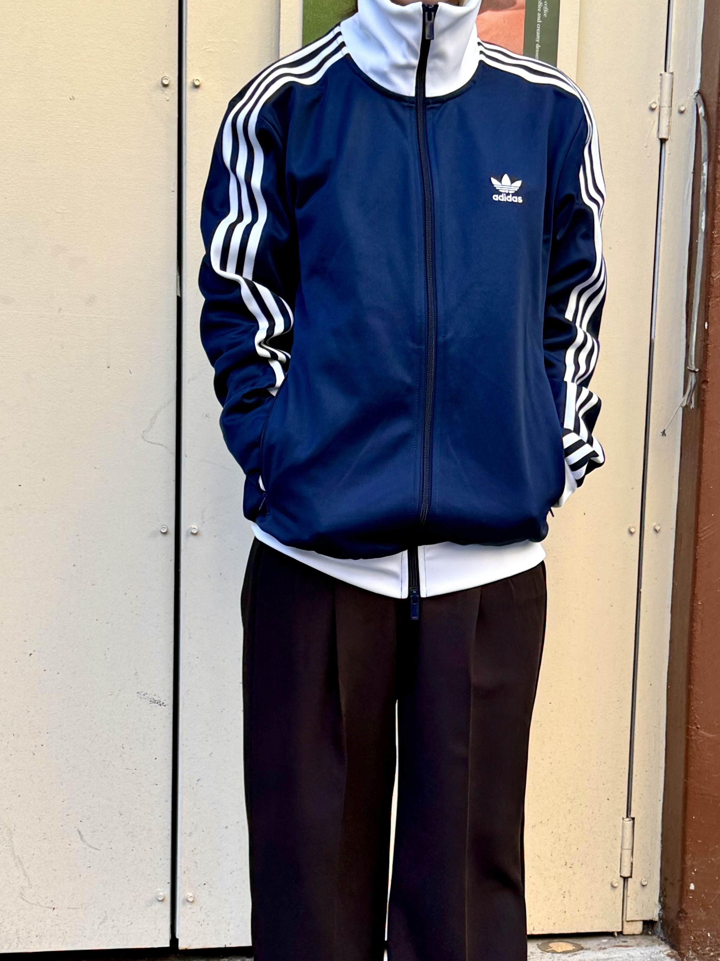 Adidas Adicolor Classic Beckenbauer Track Top Night Indigo - KR Sizing 착용 스타일 - 3
