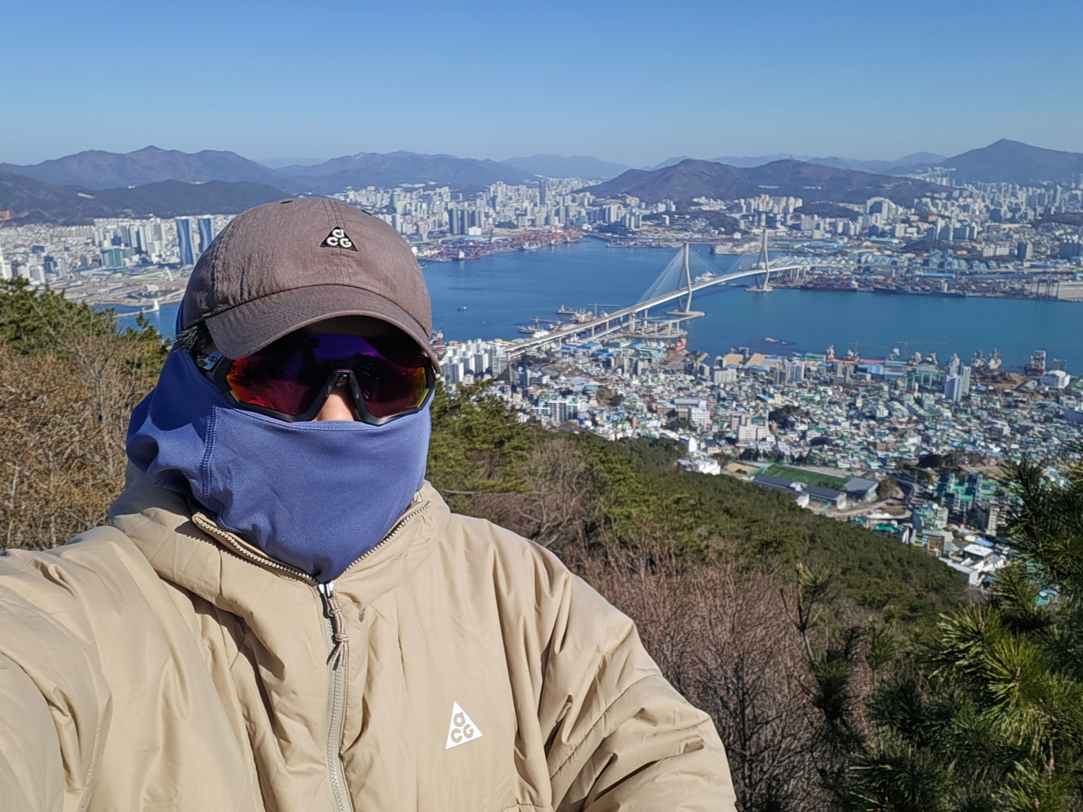 Nike ACG Dri-Fit ADV Lava Tree UV Hoodie Diffused Blue - Asia, Nike ACG Heritage 86 Cap Ironstone 착용 스타일 - 4