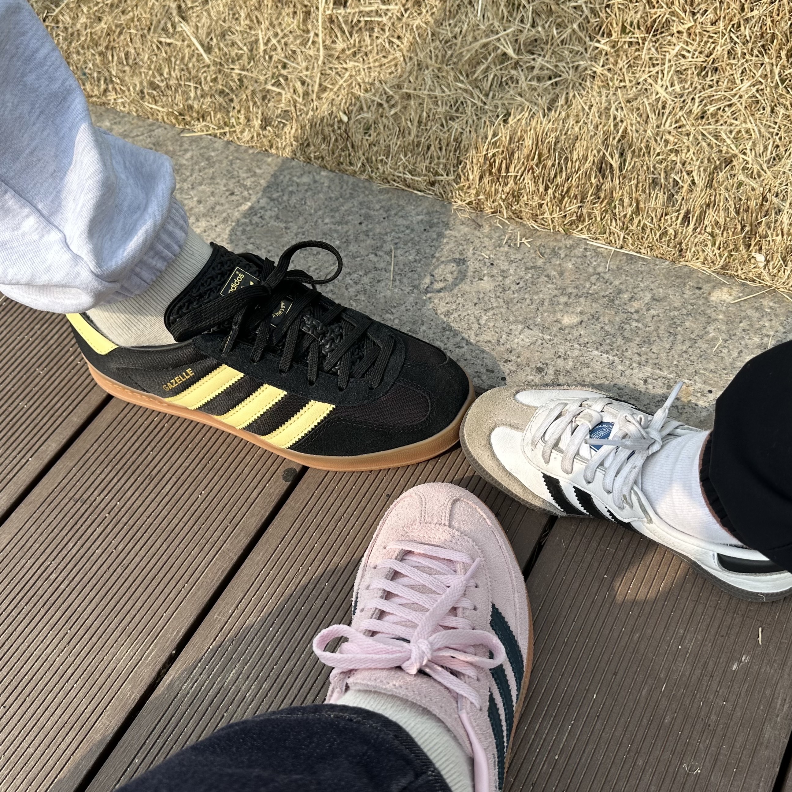 (W) Adidas Spezial Handball Clear Pink 착용 스타일