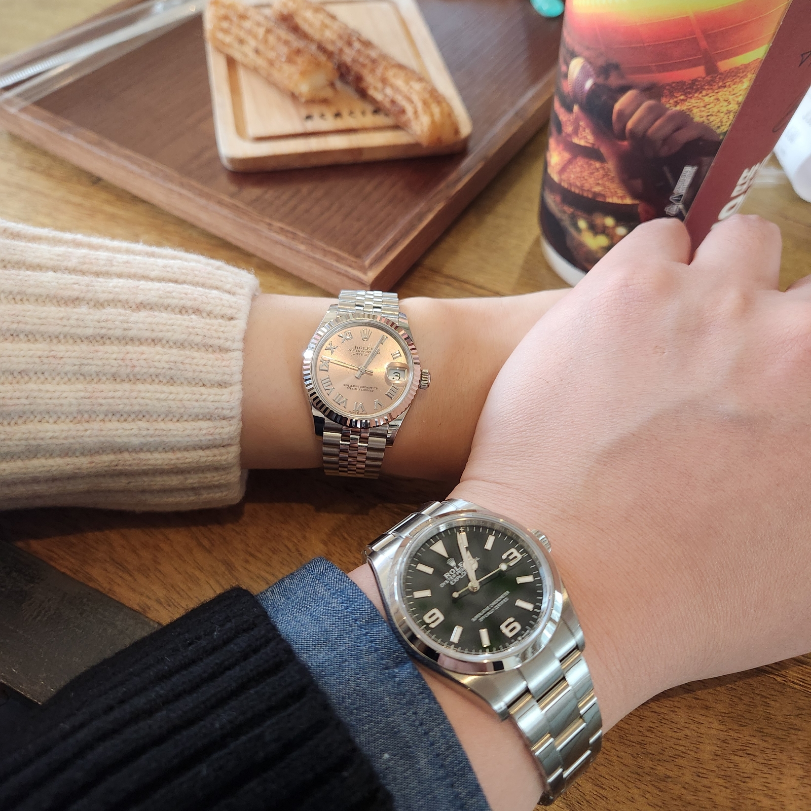 Rolex Explorer 36mm 124270 Black Oyster 착용 스타일