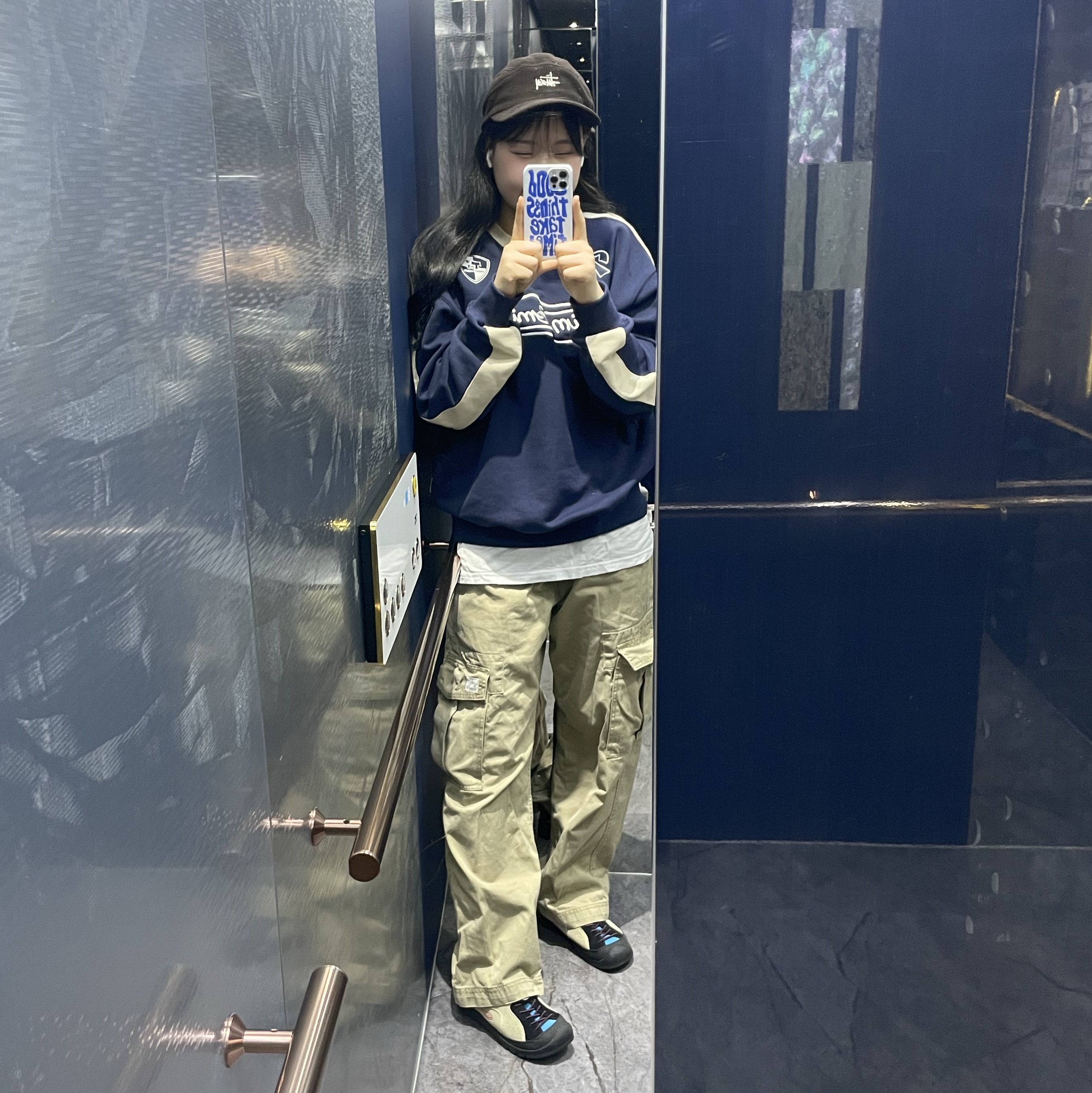 (W) Keen Jasper Rocks SP Sneakers Beige, Stussy Polar Fleece Panel Runner Cap Black 착용 스타일 - 4