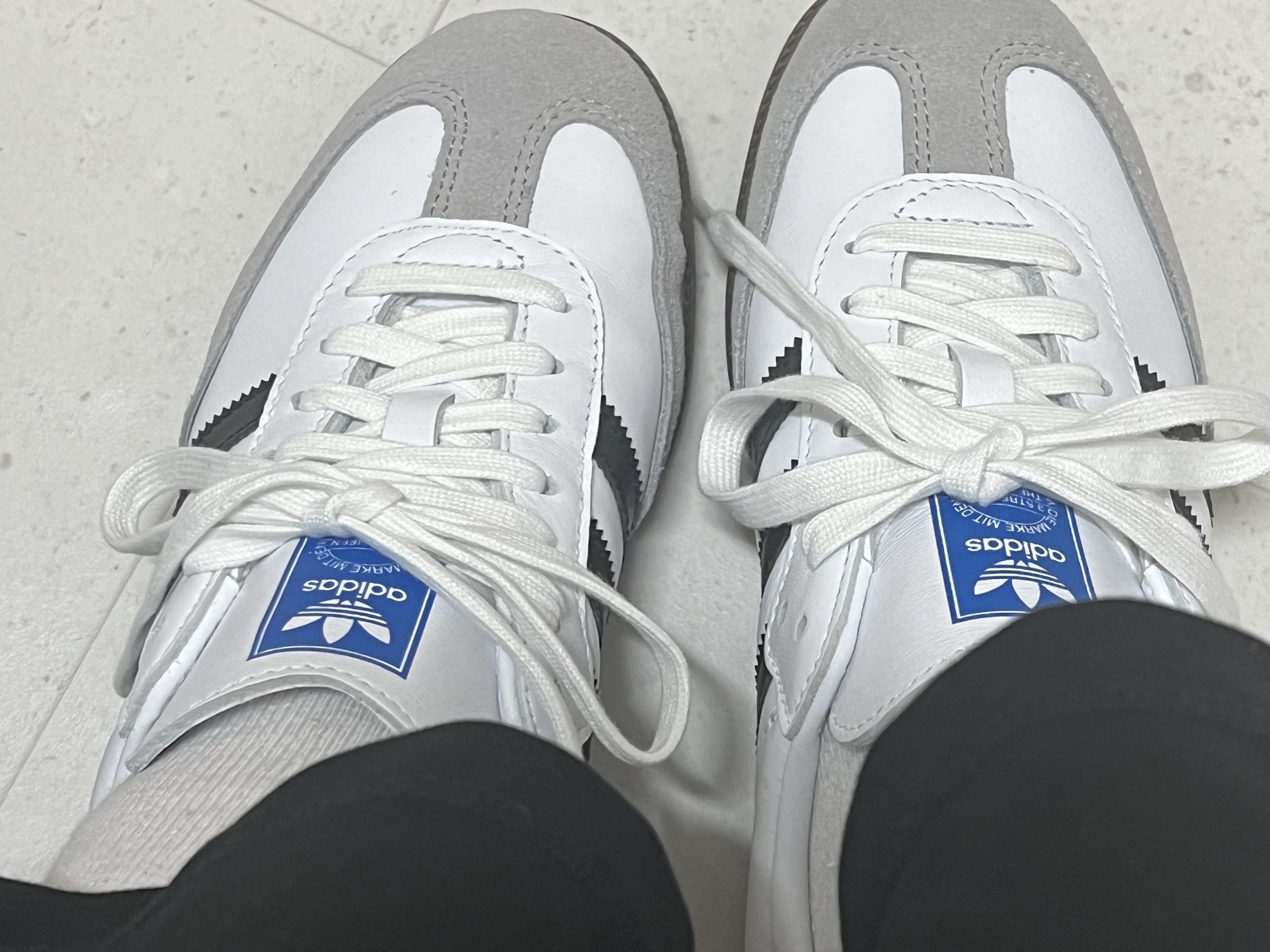 Adidas Samba OG Cloud White 착용 스타일