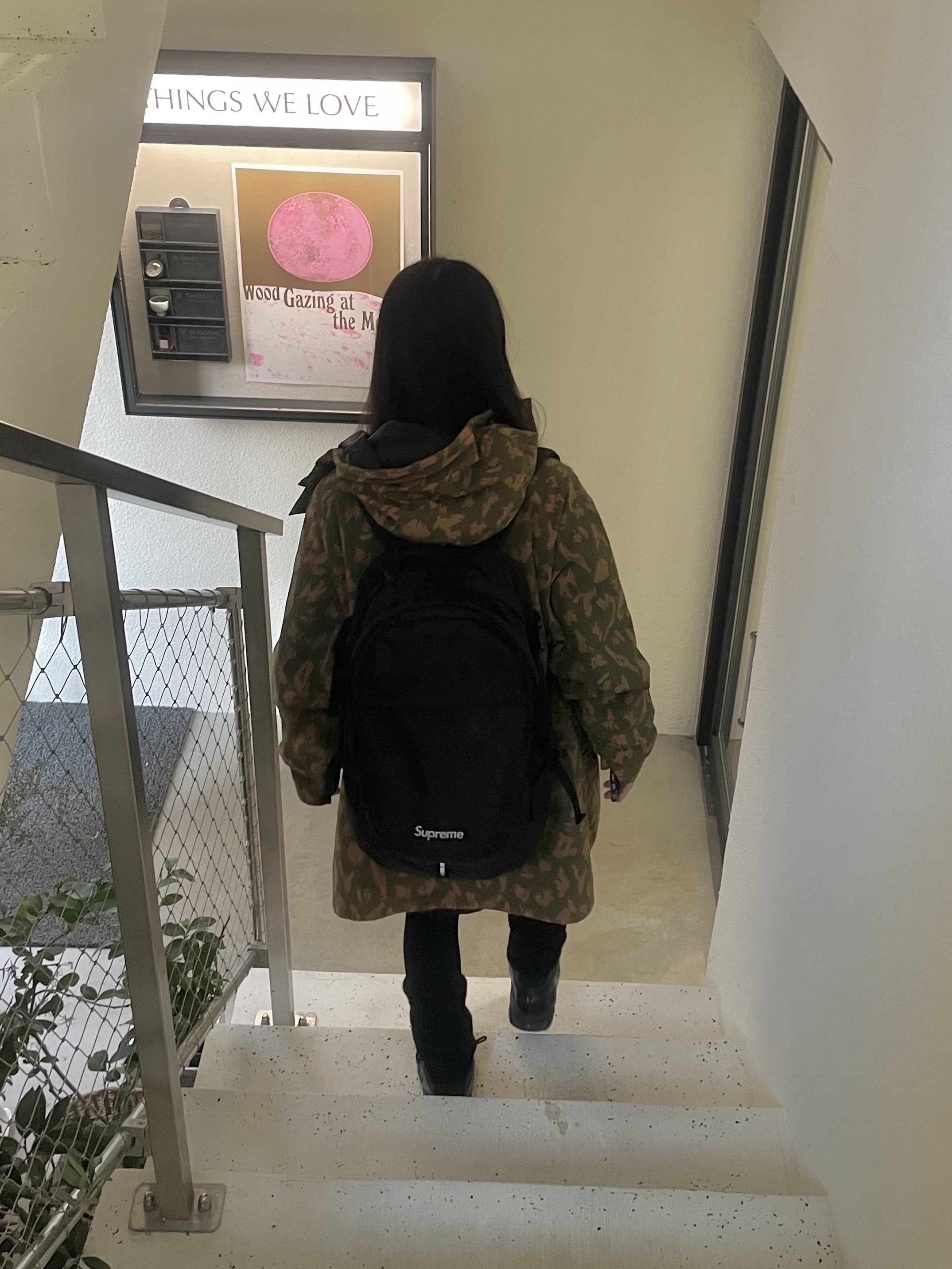 Supreme Backpack Black - 19SS, (GS) Nike Air More Uptempo Black Anthracite 착용 스타일 - 1