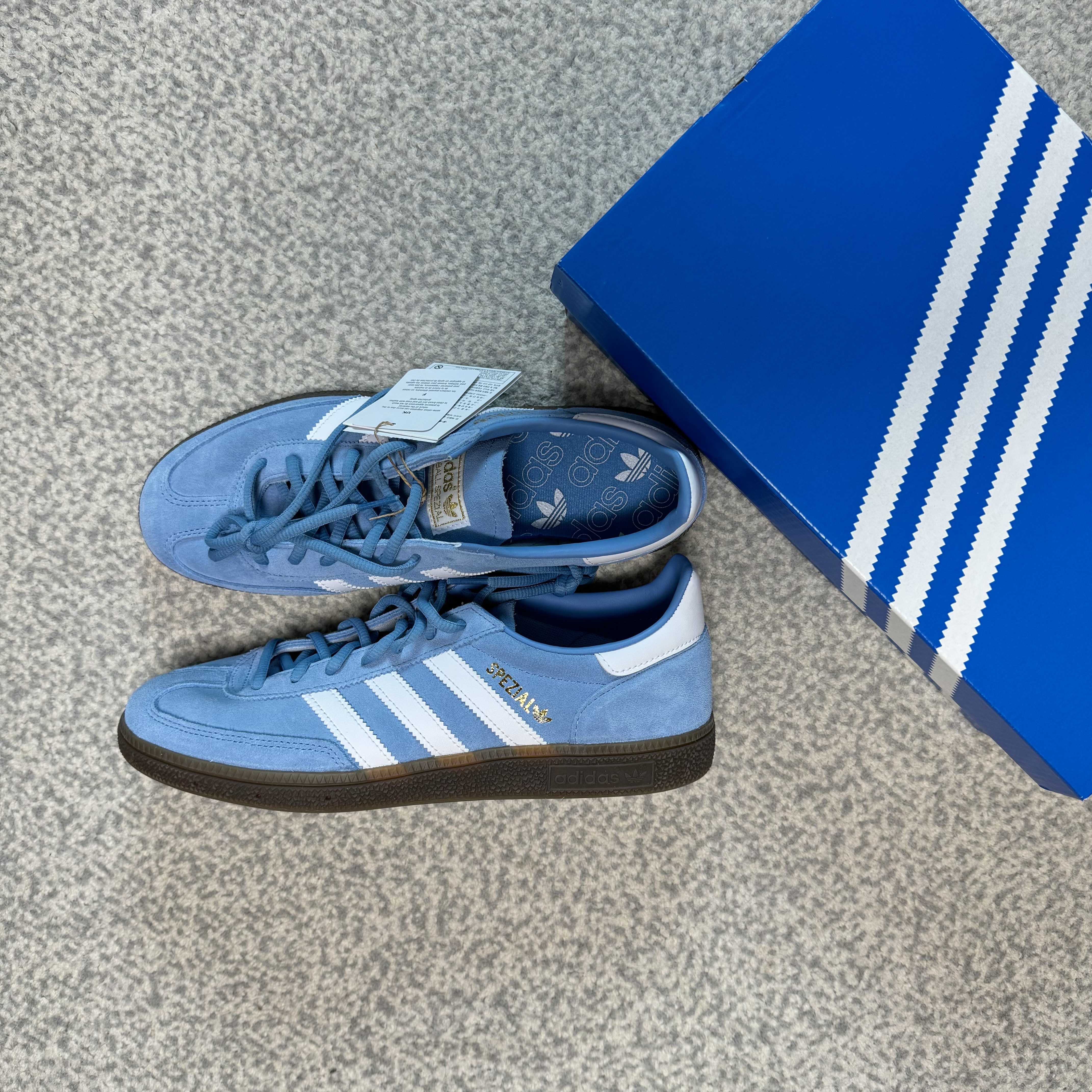 Adidas Spezial Handball Light Blue 착용 스타일