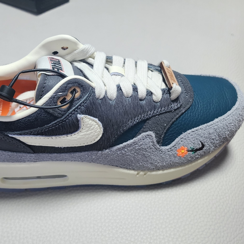 Nike x Kasina Air Max 1 SP Won-Ang Particle Grey 착용 스타일 - 1