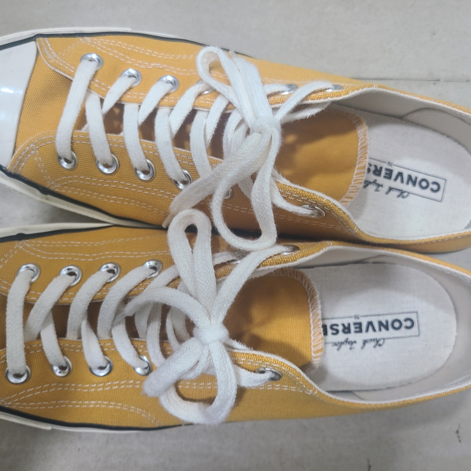 Converse Chuck 70 Ox Vintage Canvas Sunflower 착용 스타일