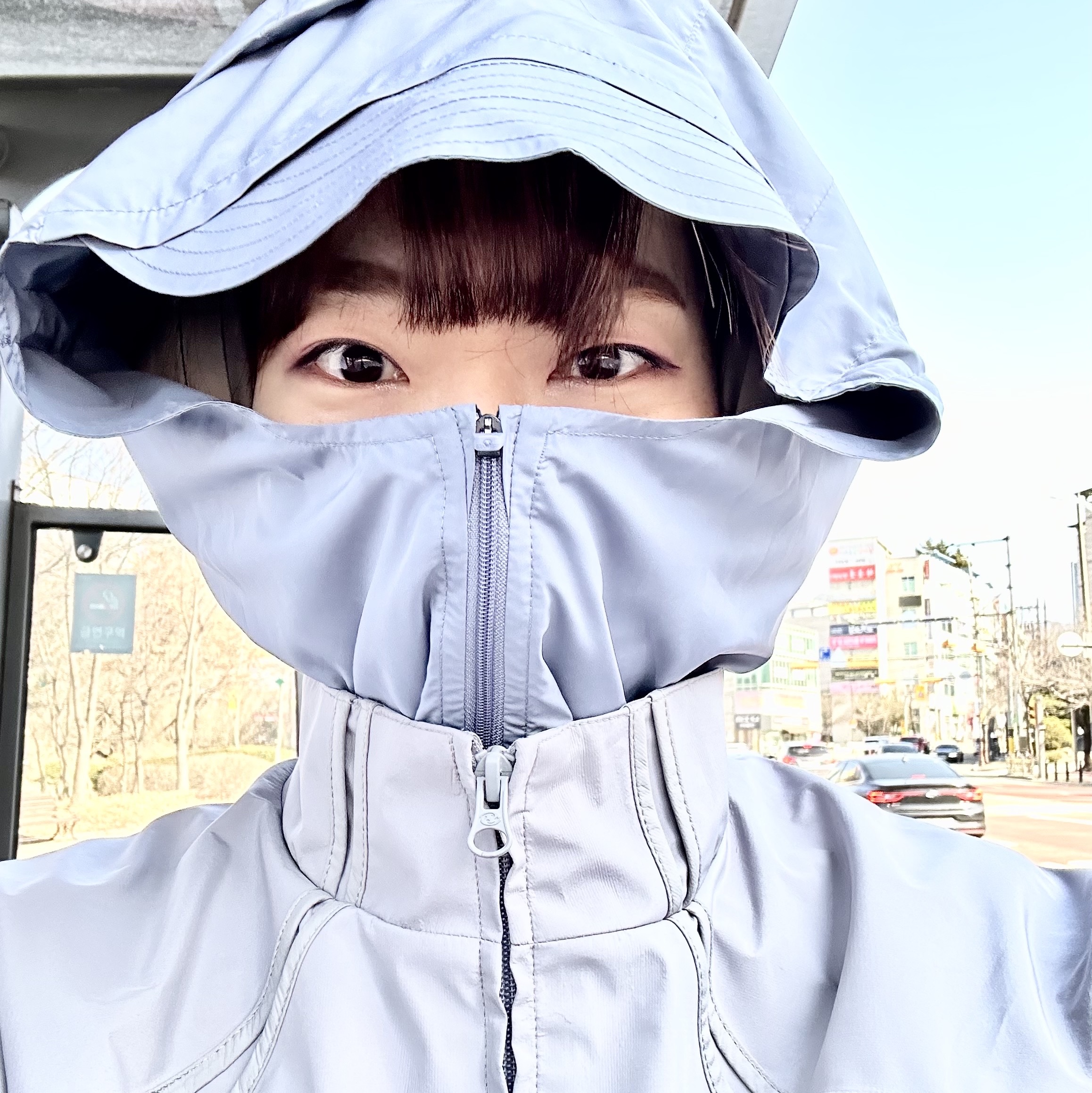 Sansan Gear Docking Jacket V2 Grey - 23FW, New Balance 530 Grey 착용 스타일 - 4
