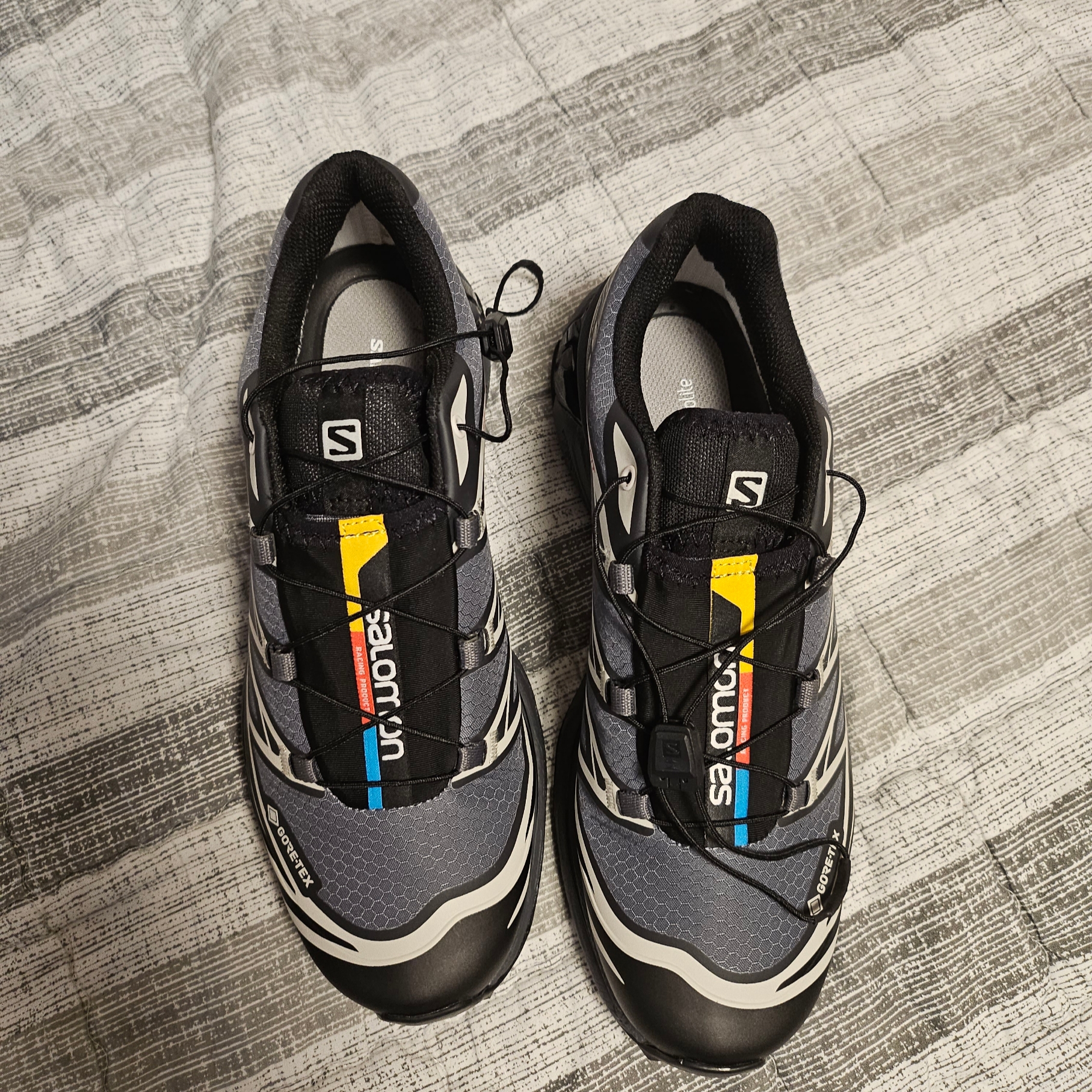 Salomon XT-6 Gore-Tex Black Ebony 착용 스타일 - 2