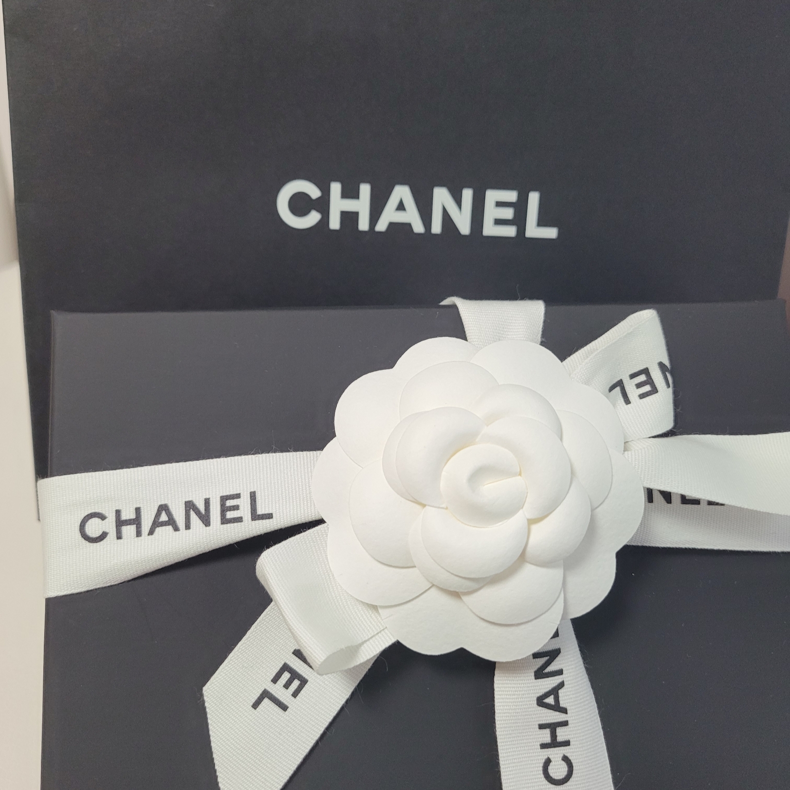 Chanel Classic Zipped Card Holder Shiny Grained Calfskin & Silver Black 착용 스타일 - 2