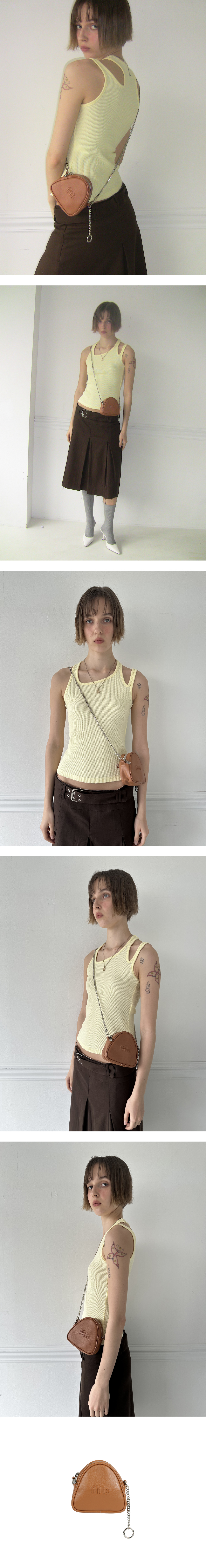 필인더블랭크 크링클 오니기리 코인백 브라운 | FILLINTHEBLANK | KREAM