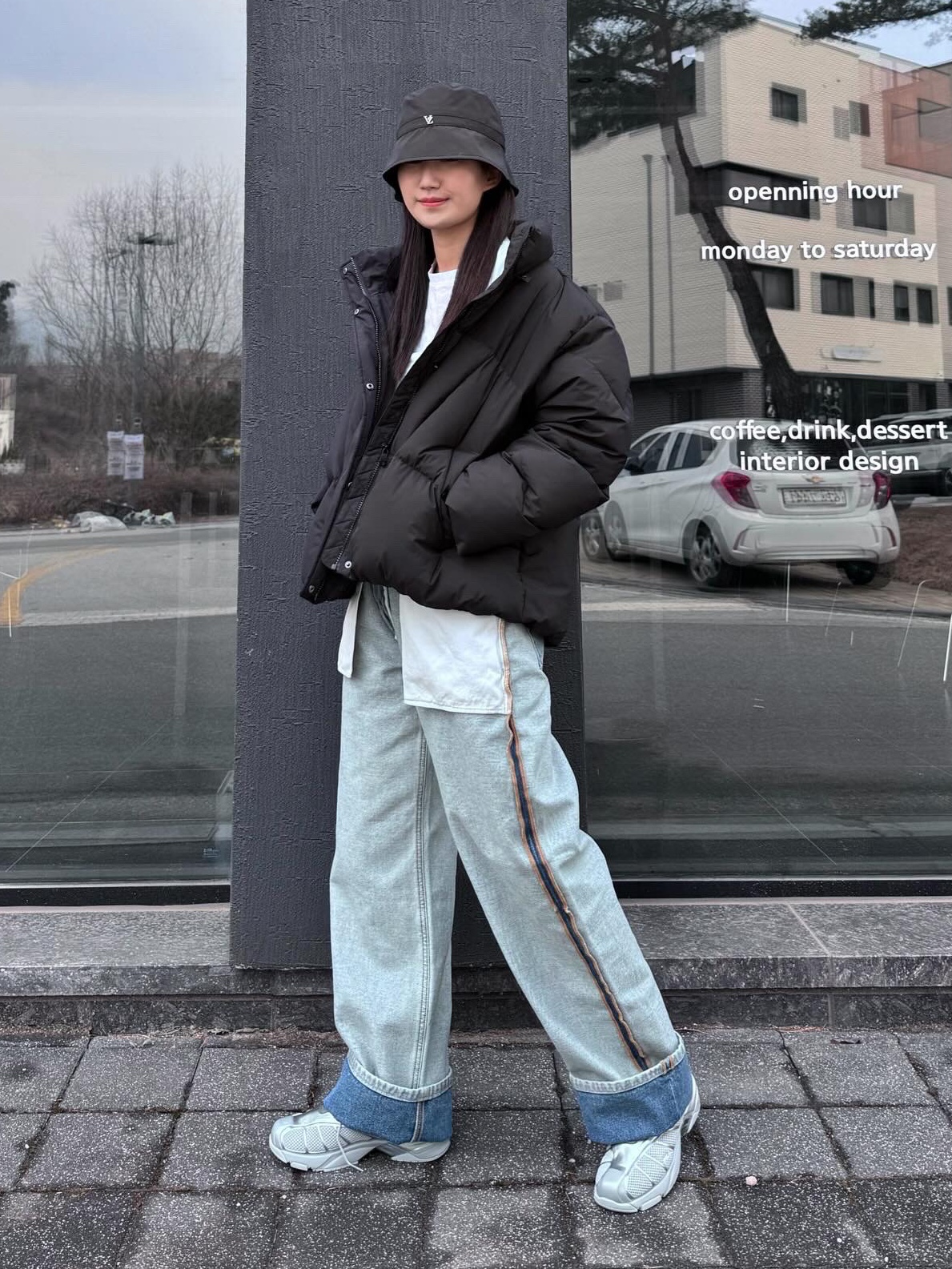 Fila Replica 2002 Grey White 착용 스타일