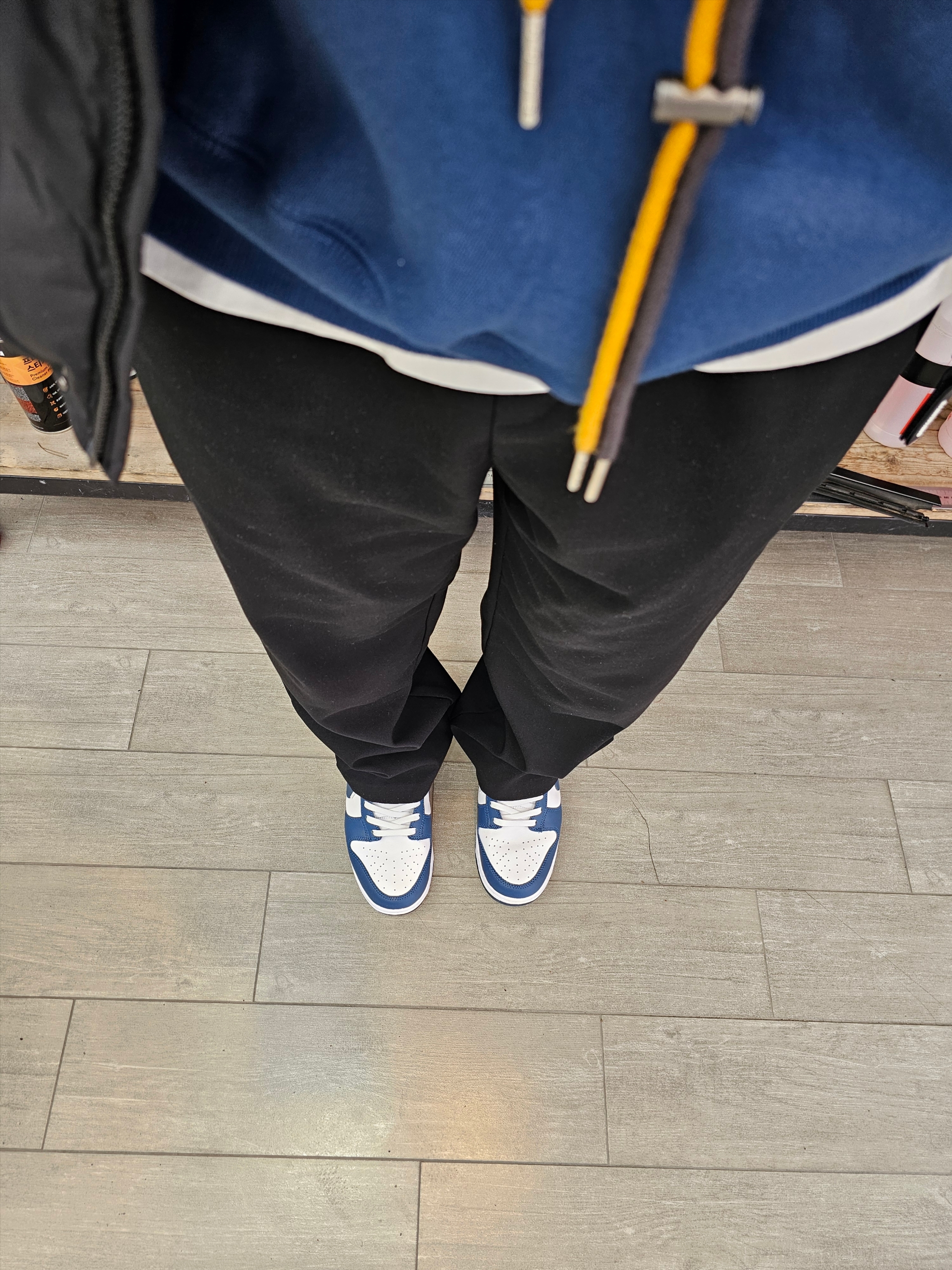 Nike Dunk Low Retro Valerian Blue 착용 스타일