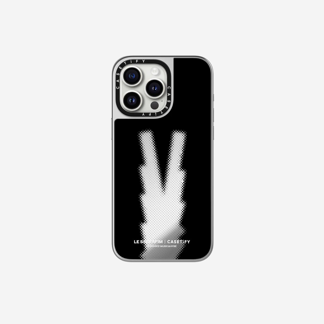 Casetify x LE SSERAFIM iPhone EASY Logo MagSafe Mirror Case Silver Mirror Silver Bumper 상세 이미지 3