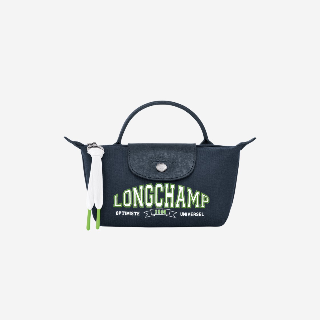 Longchamp Le Pliage Collection Canvas Pouch Navy 상세 이미지 1