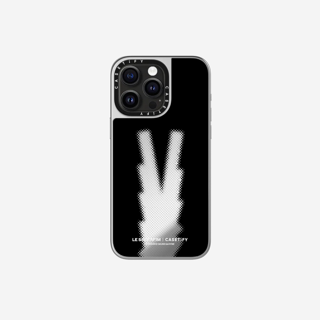 Casetify x LE SSERAFIM iPhone EASY Logo MagSafe Mirror Case Silver Mirror Silver Bumper 상세 이미지 4