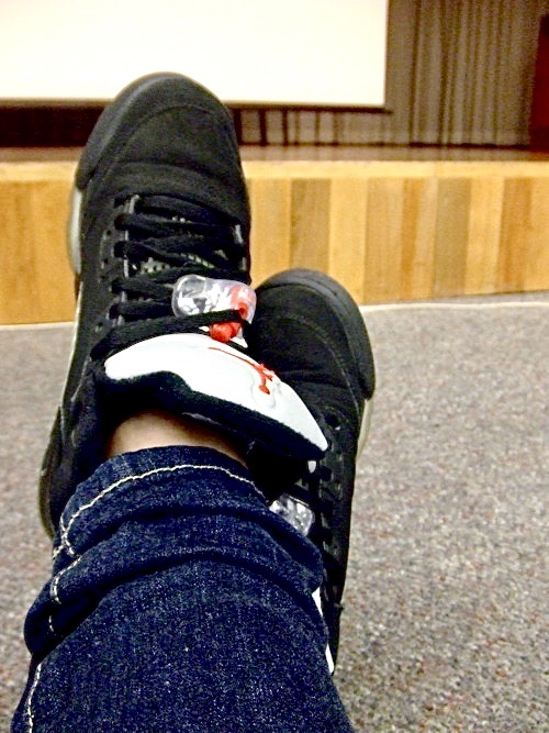 Jordan 5 Retro Black Metallic 2007 착용 스타일