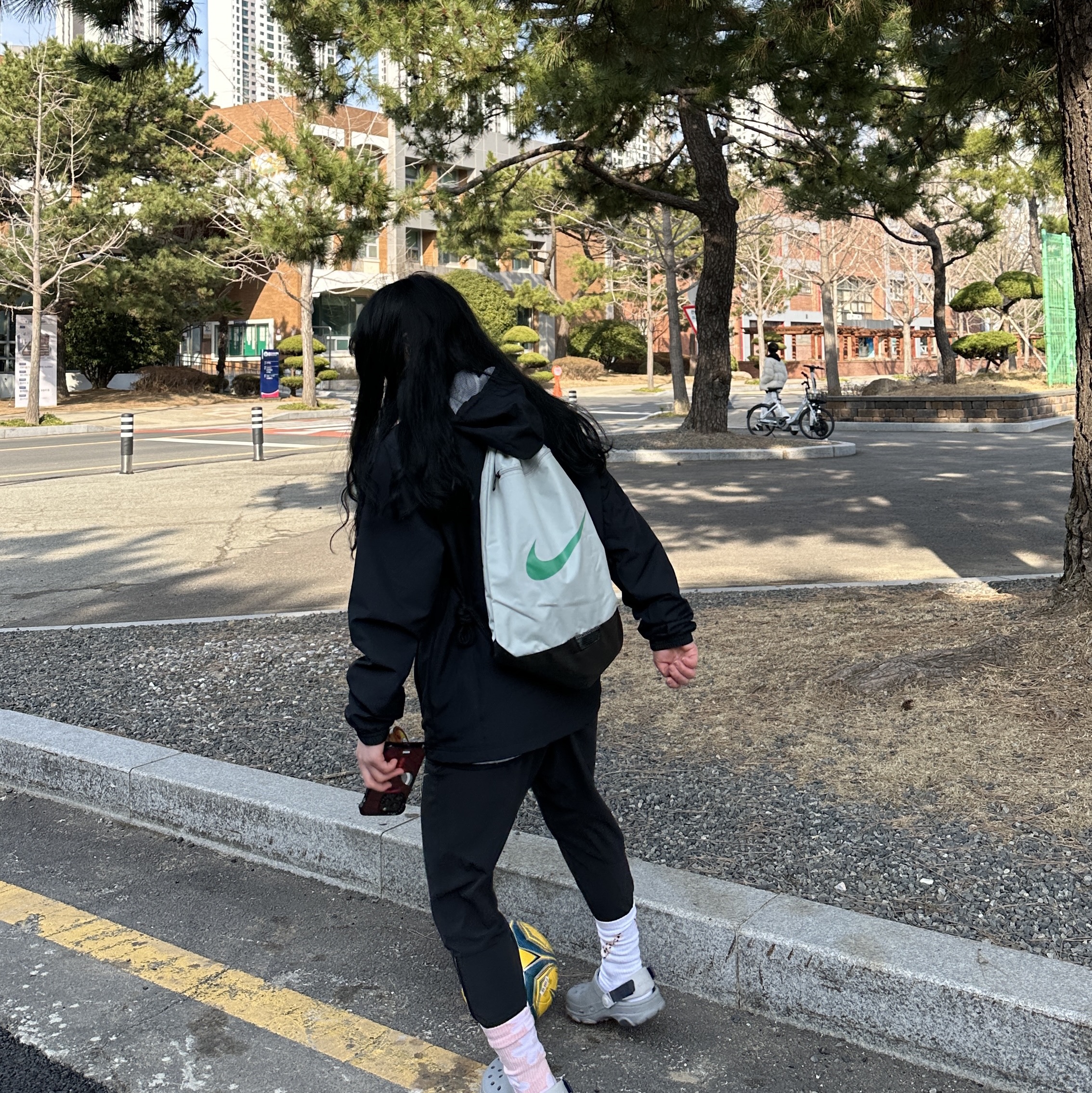 (Kids) Nike Everyday Plus Socks Pink (3 Pack/Korean Ver.) 착용 스타일 - 3