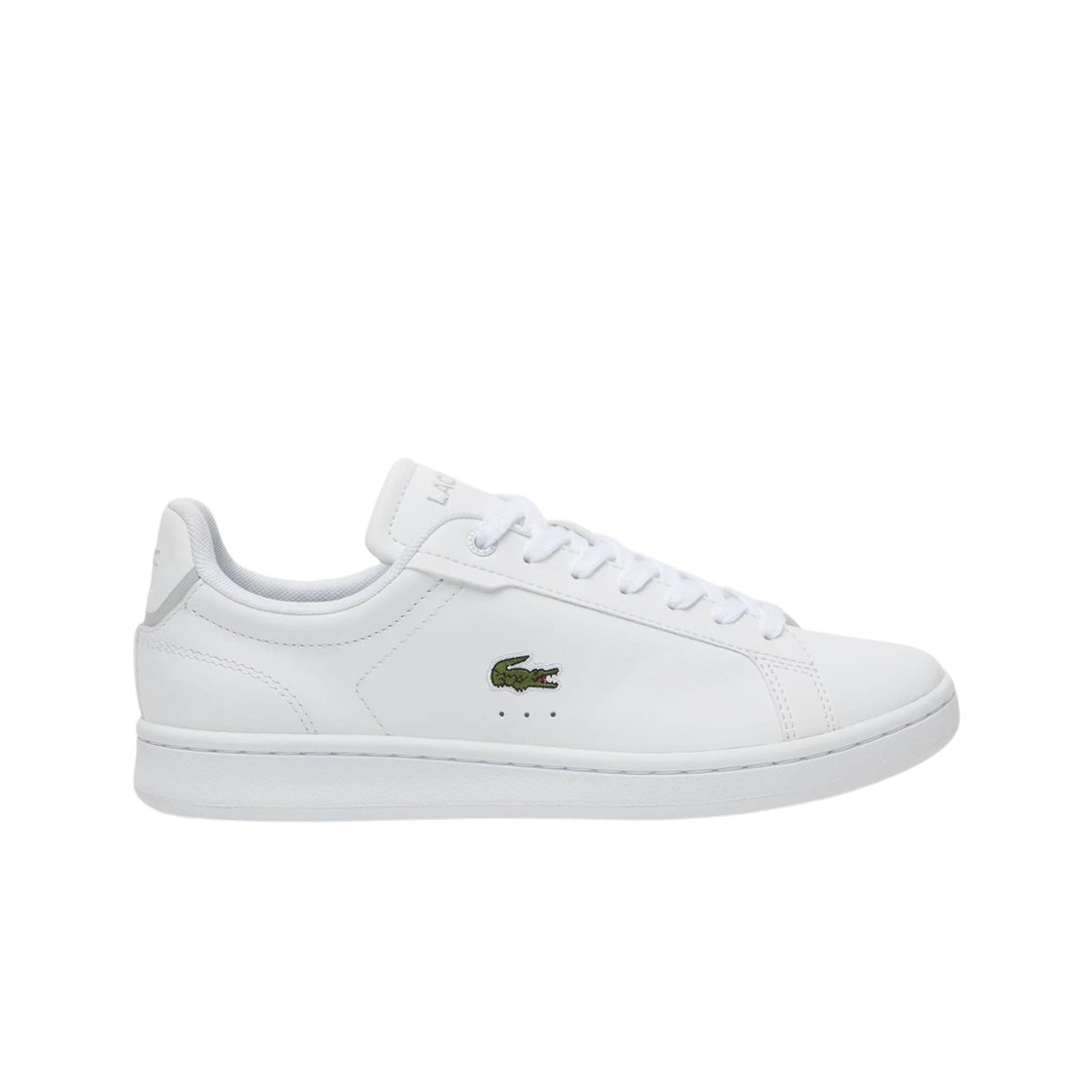(W) 라코스테 카나비 프로 BL 레더 토널 스니커즈 화이트((W) Lacoste Carnaby Pro BL Leather Tonal Sneakers White)