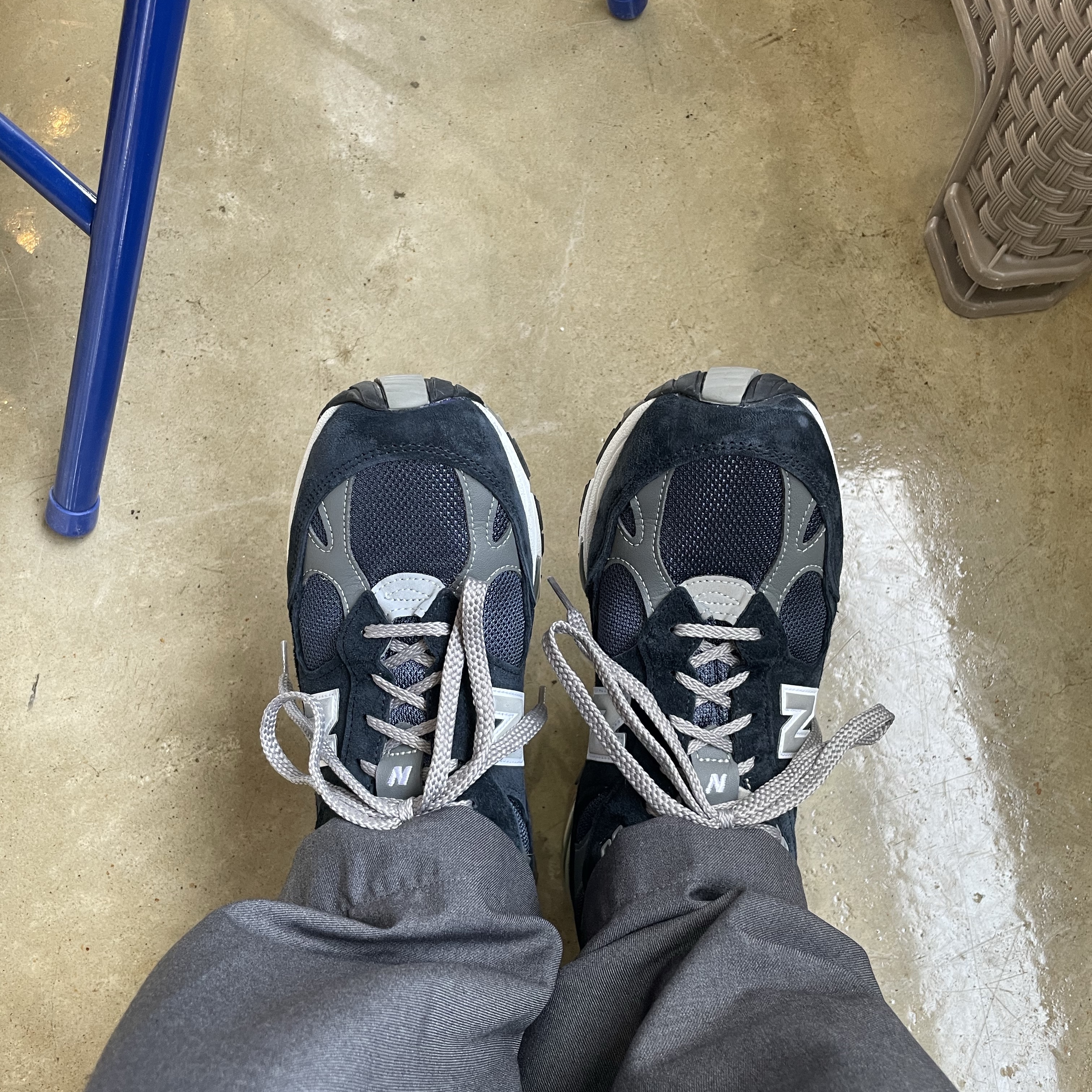 New Balance 991 Made in UK Navy 착용 스타일