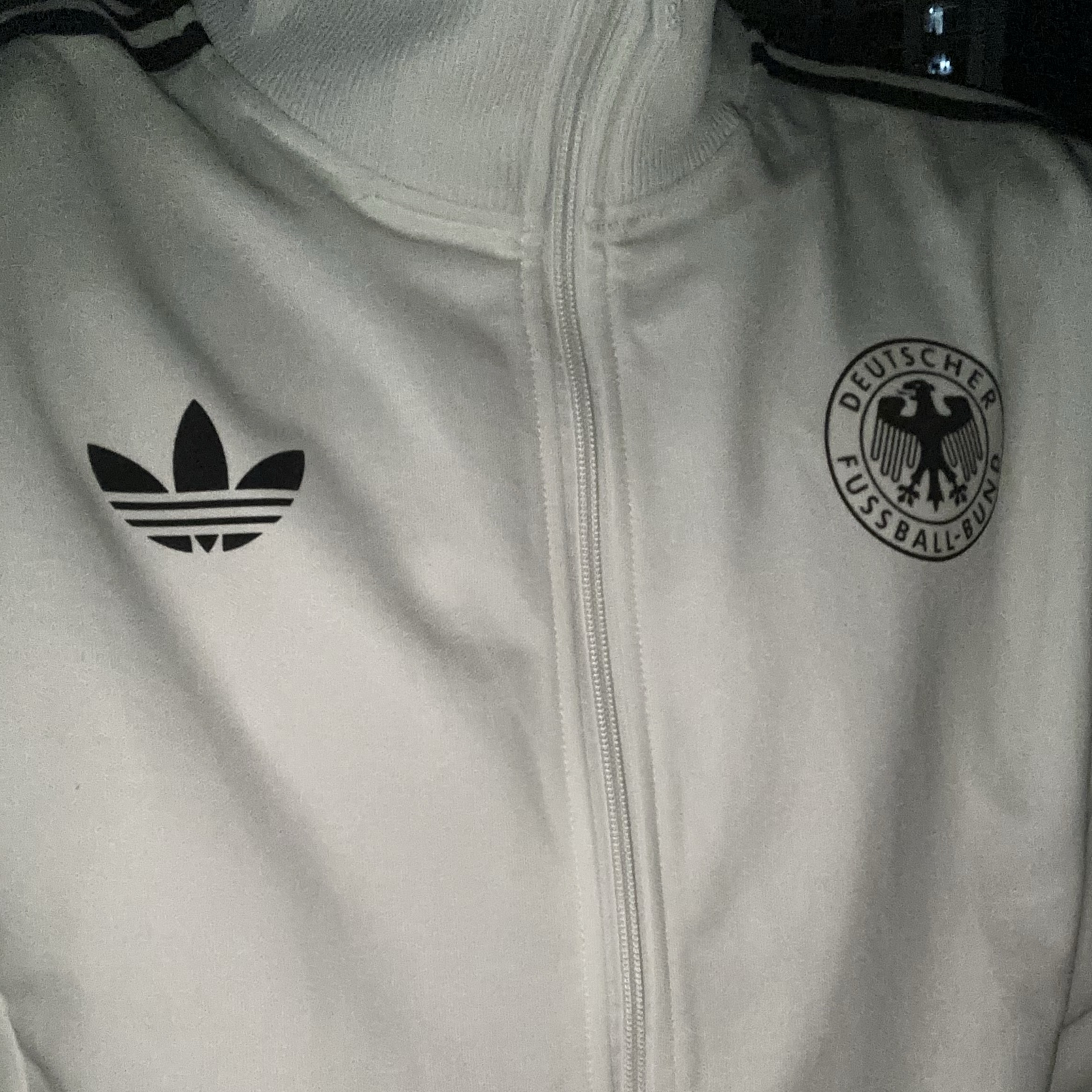 Adidas German Beckenbauer Track Top Off White - KR Sizing 착용 스타일