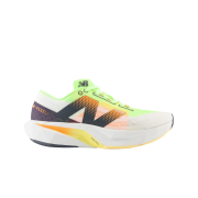 New Balance Fuelcell Rebel v4 White Bleached Lime Glow - 2E Wide