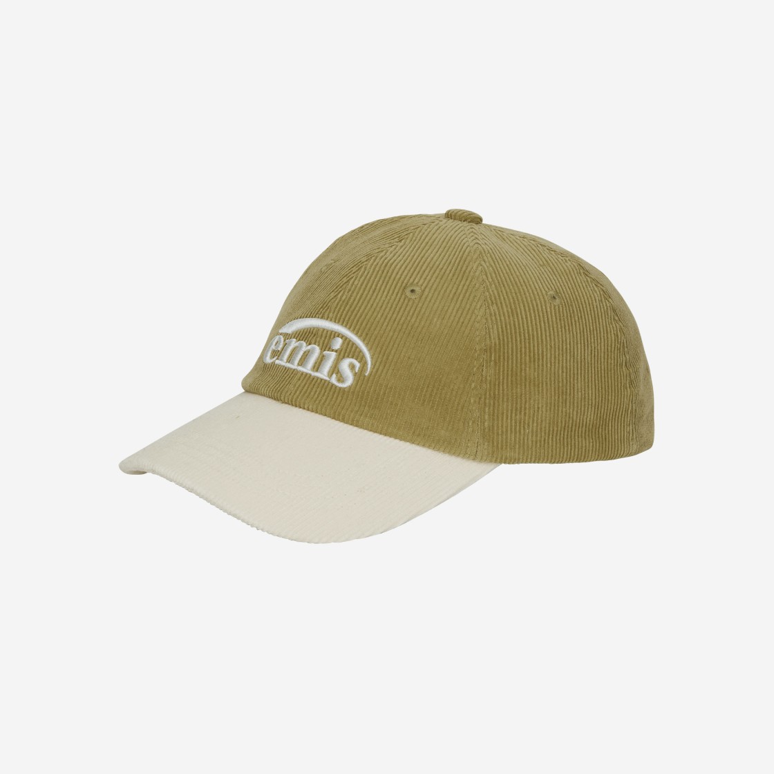 Emis Corduroy Two Tone Ball Cap Mustard 상세 이미지 2